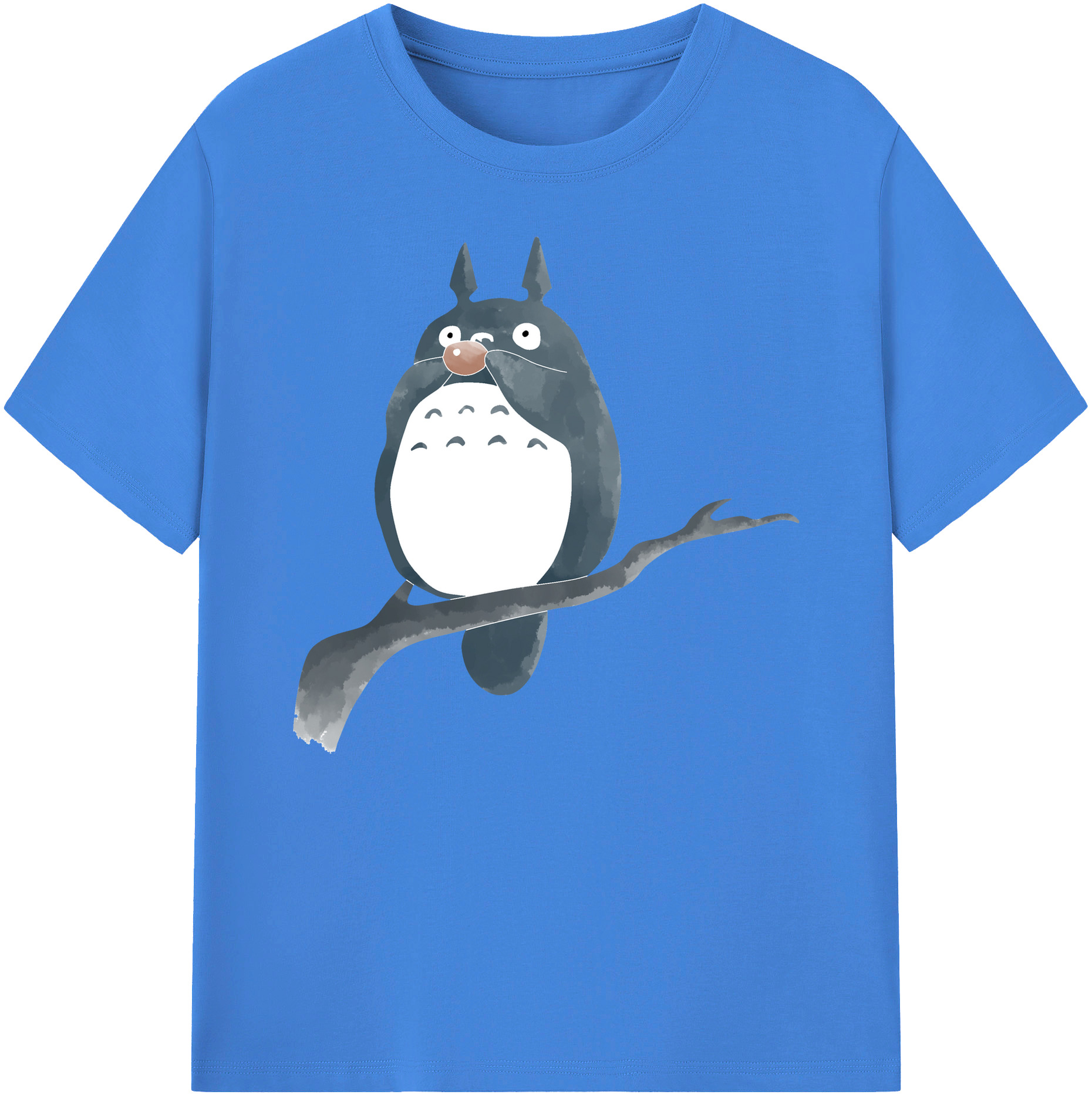 （画像用） となりのトトロ 草壁メイ 草壁サツキ My Neighbor Totoro Satsuki Kusakabe Mei Kusakabe 綿100％ メンズ半袖Tシャツ｜肌触りやわらか＆通気性