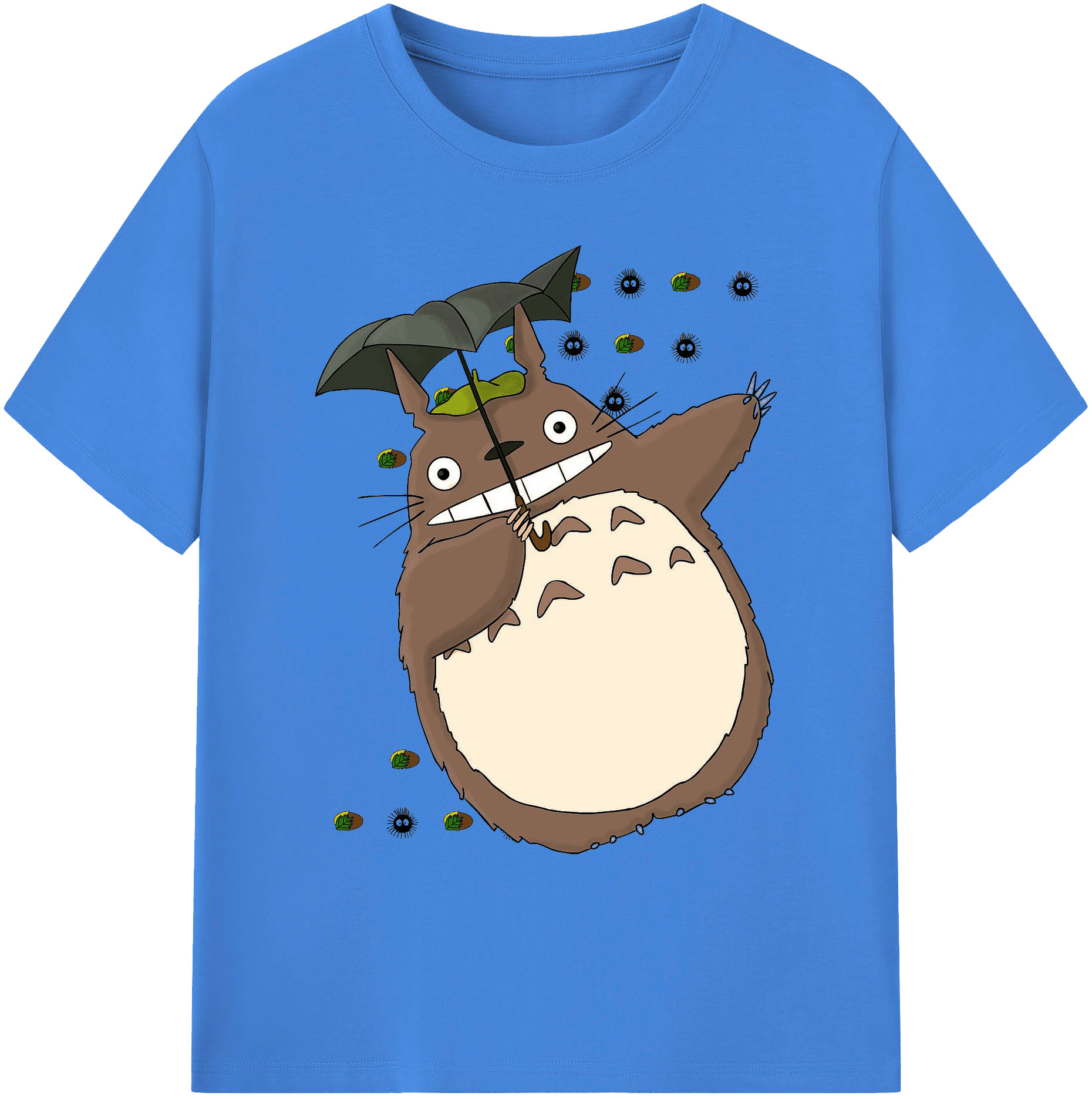 （画像用） となりのトトロ 草壁メイ 草壁サツキ My Neighbor Totoro Satsuki Kusakabe Mei Kusakabe 綿100％ メンズ半袖Tシャツ｜肌触りやわらか＆通気性