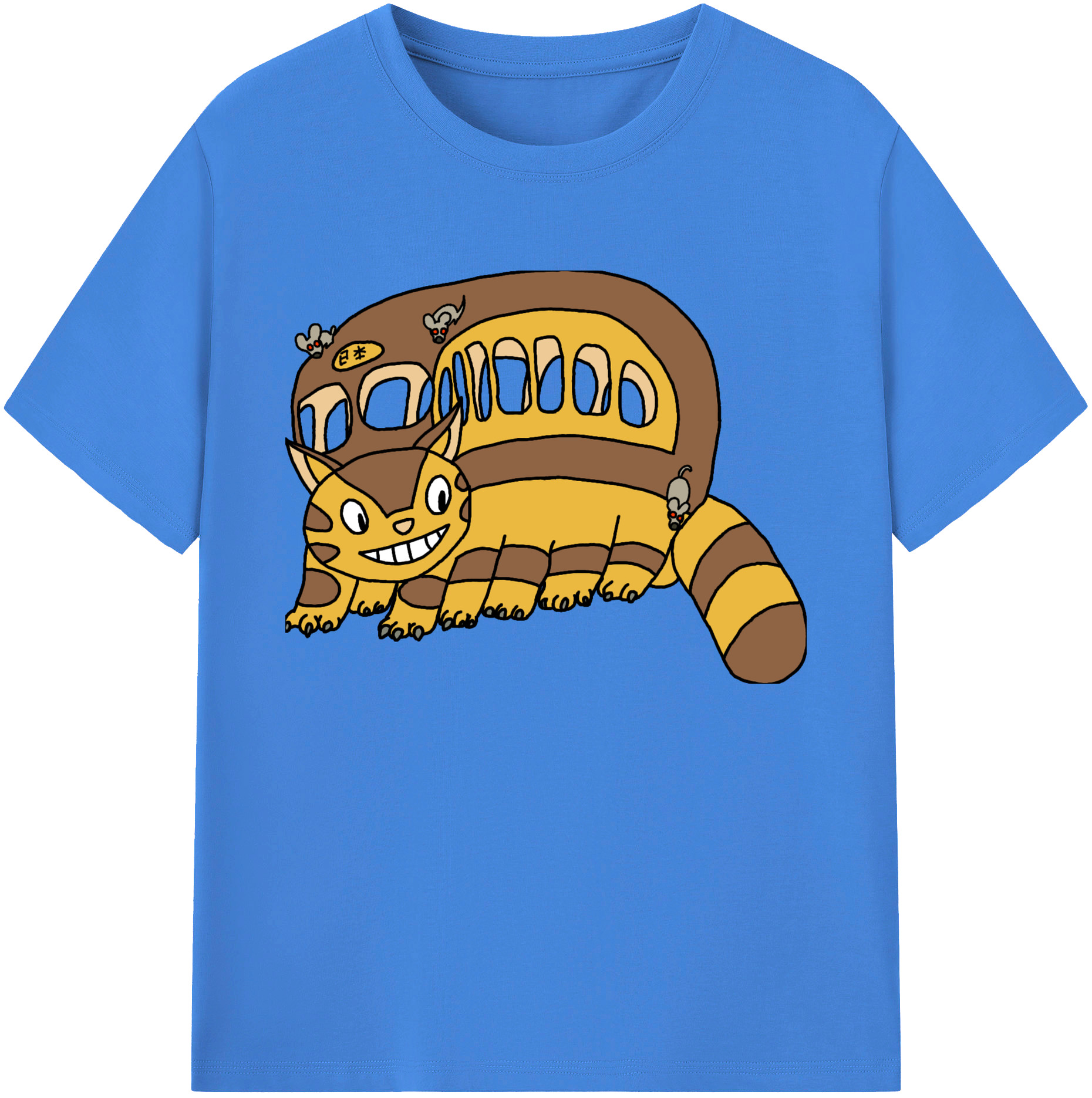 （画像用） となりのトトロ 草壁メイ 草壁サツキ My Neighbor Totoro Satsuki Kusakabe Mei Kusakabe 綿100％ メンズ半袖Tシャツ｜肌触りやわらか＆通気性