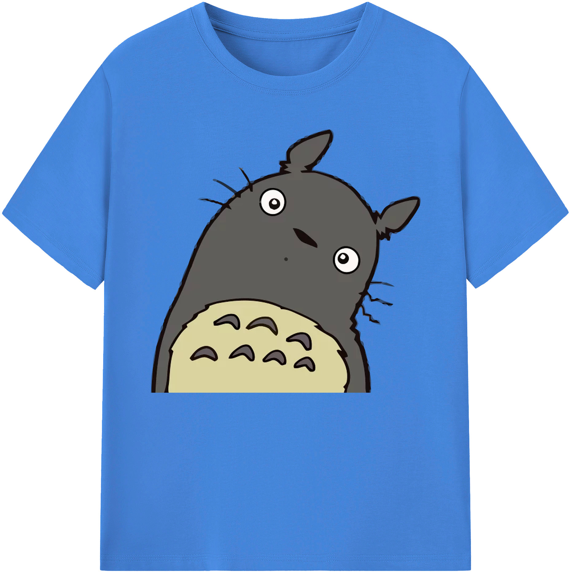 （画像用） となりのトトロ 草壁メイ 草壁サツキ My Neighbor Totoro Satsuki Kusakabe Mei Kusakabe 綿100％ メンズ半袖Tシャツ｜肌触りやわらか＆通気性