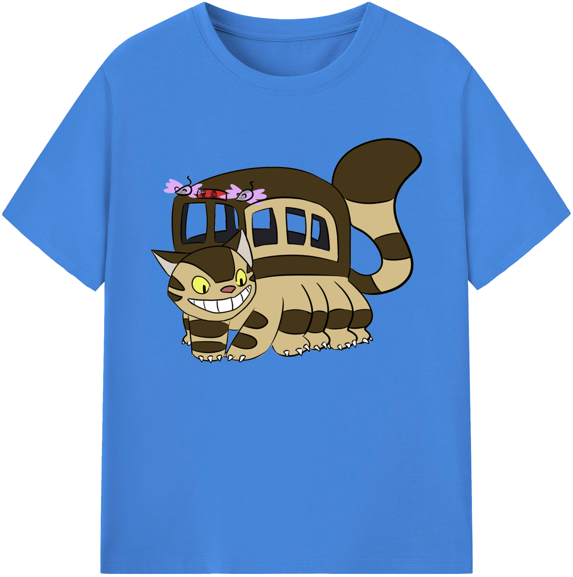 （画像用） となりのトトロ 草壁メイ 草壁サツキ My Neighbor Totoro Satsuki Kusakabe Mei Kusakabe 綿100％ メンズ半袖Tシャツ｜肌触りやわらか＆通気性