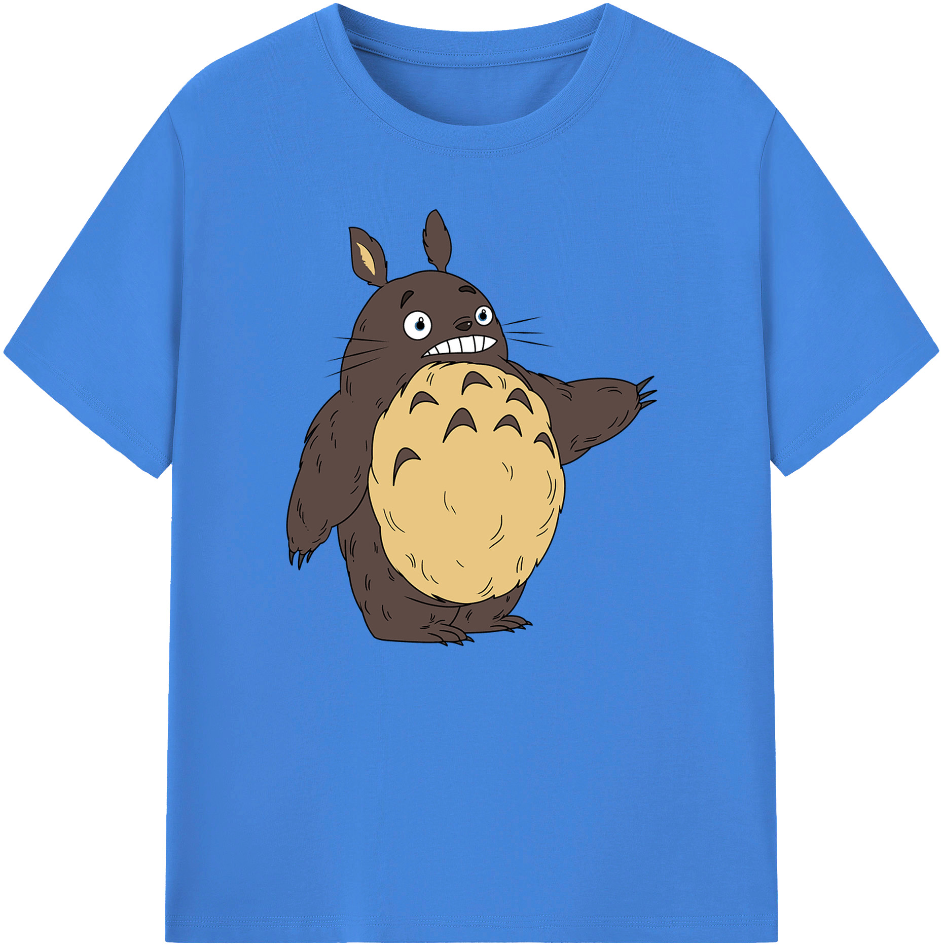 （画像用） となりのトトロ 草壁メイ 草壁サツキ My Neighbor Totoro Satsuki Kusakabe Mei Kusakabe 綿100％ メンズ半袖Tシャツ｜肌触りやわらか＆通気性