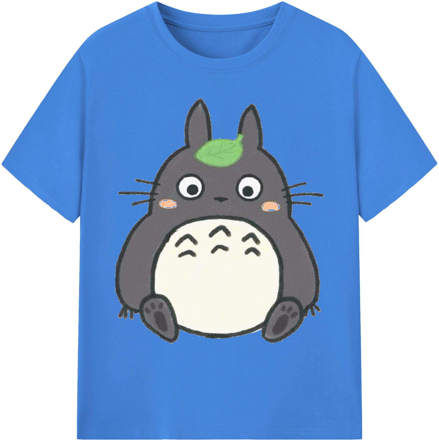（画像用） となりのトトロ 草壁メイ 草壁サツキ My Neighbor Totoro Satsuki Kusakabe Mei Kusakabe 綿100％ メンズ半袖Tシャツ｜肌触りやわらか＆通気性