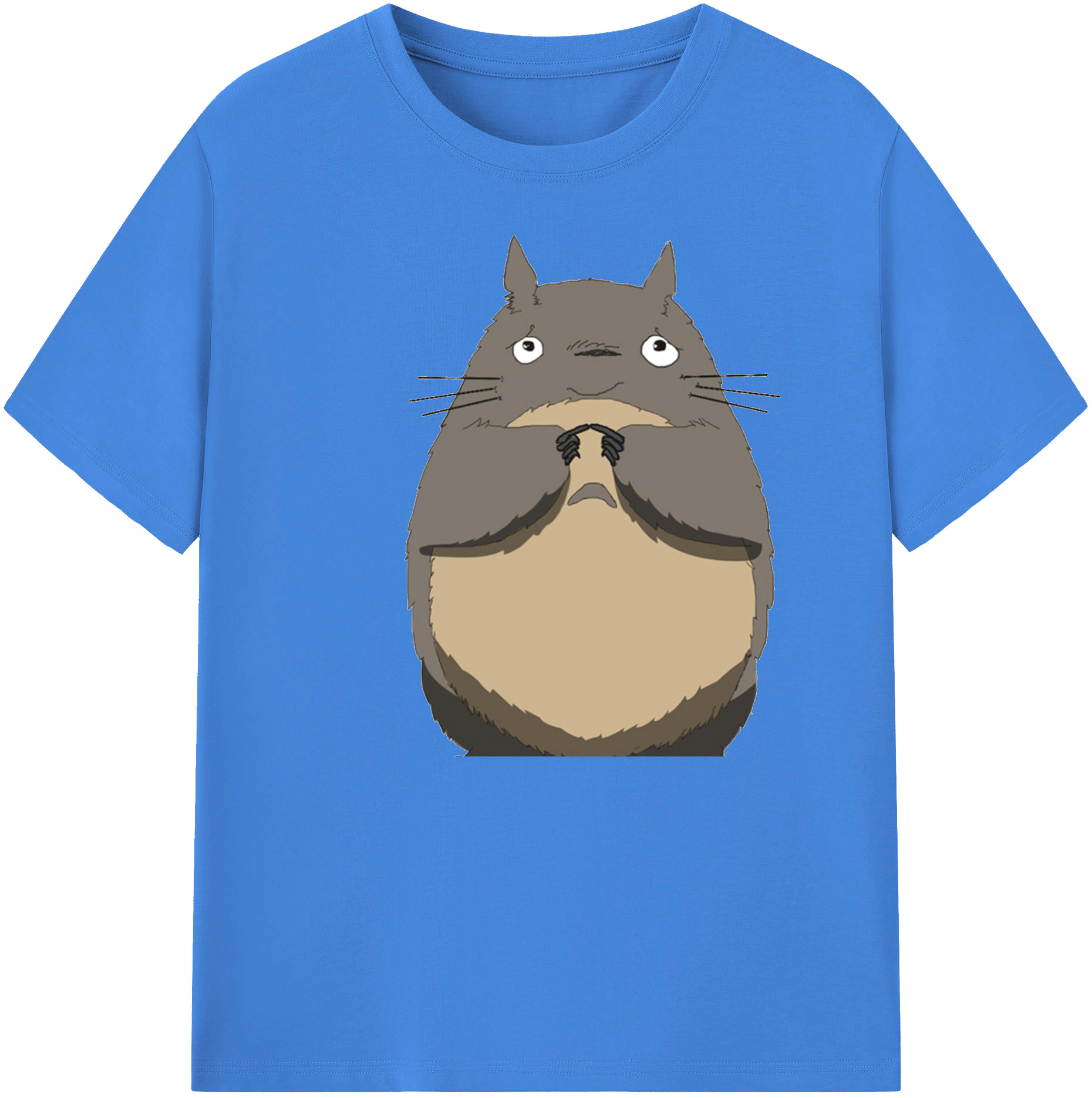 （画像用） となりのトトロ 草壁メイ 草壁サツキ My Neighbor Totoro Satsuki Kusakabe Mei Kusakabe 綿100％ メンズ半袖Tシャツ｜肌触りやわらか＆通気性