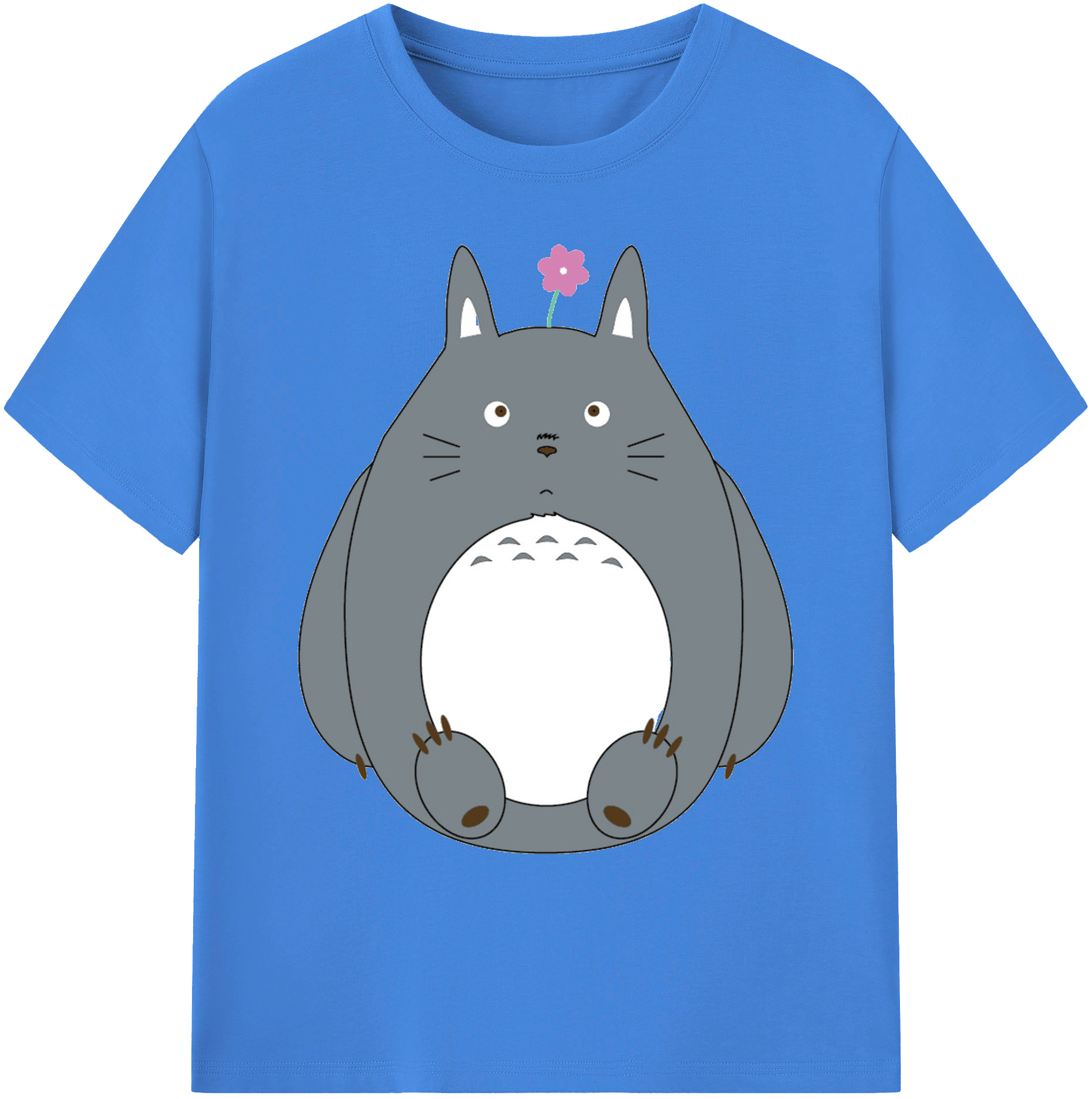 （画像用） となりのトトロ 草壁メイ 草壁サツキ My Neighbor Totoro Satsuki Kusakabe Mei Kusakabe 綿100％ メンズ半袖Tシャツ｜肌触りやわらか＆通気性