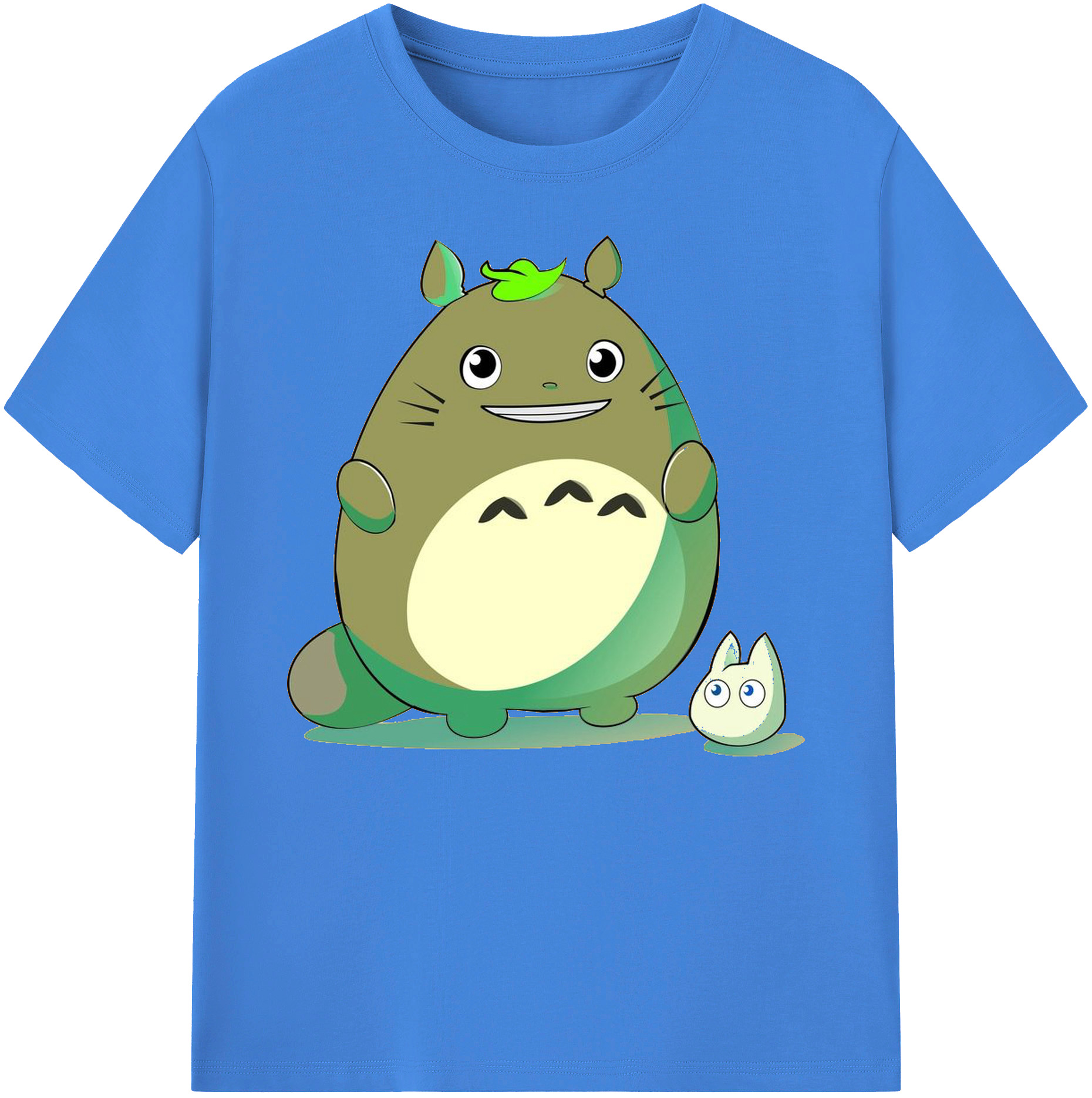 （画像用） となりのトトロ 草壁メイ 草壁サツキ My Neighbor Totoro Satsuki Kusakabe Mei Kusakabe 綿100％ メンズ半袖Tシャツ｜肌触りやわらか＆通気性