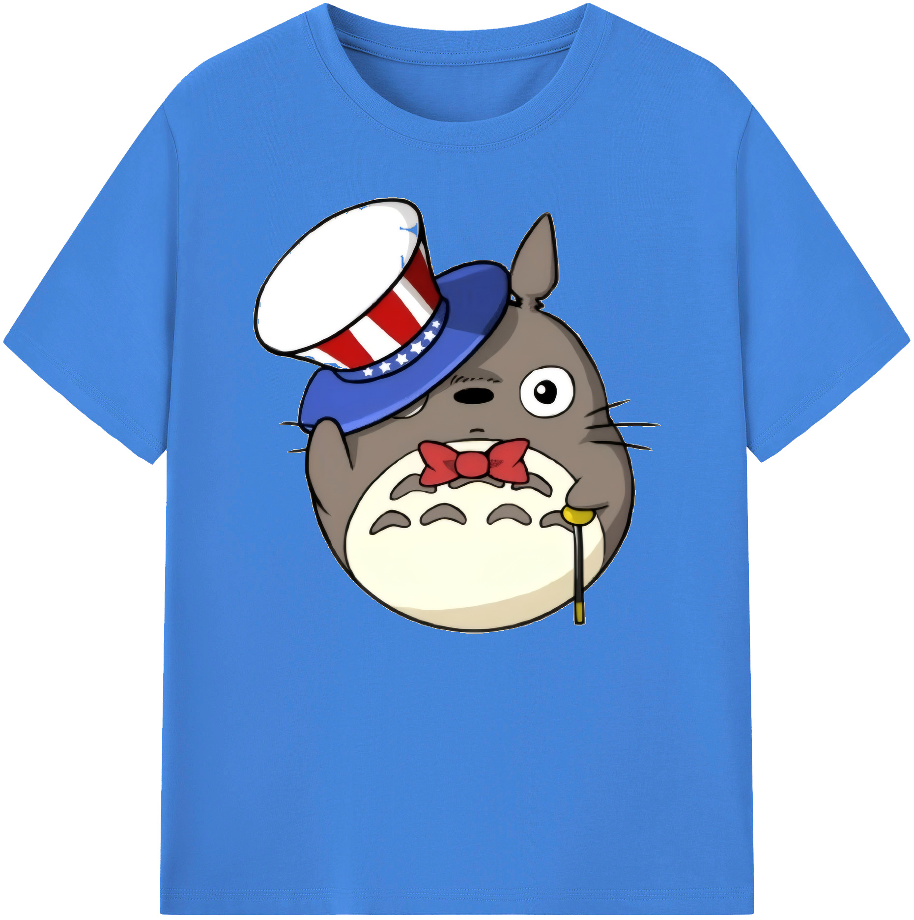 （画像用） となりのトトロ 草壁メイ 草壁サツキ My Neighbor Totoro Satsuki Kusakabe Mei Kusakabe 綿100％ メンズ半袖Tシャツ｜肌触りやわらか＆通気性