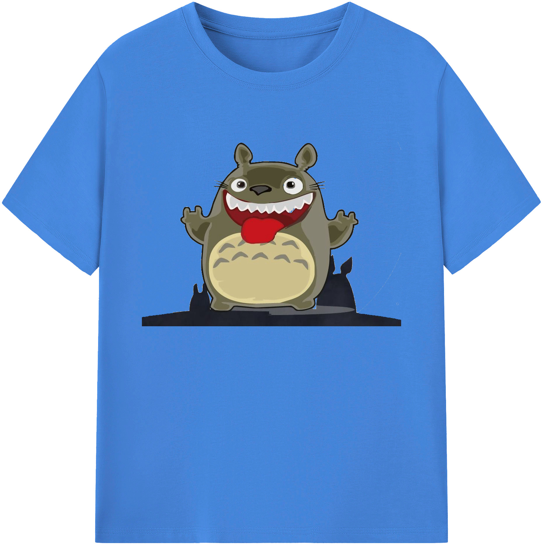 （画像用） となりのトトロ 草壁メイ 草壁サツキ My Neighbor Totoro Satsuki Kusakabe Mei Kusakabe 綿100％ メンズ半袖Tシャツ｜肌触りやわらか＆通気性