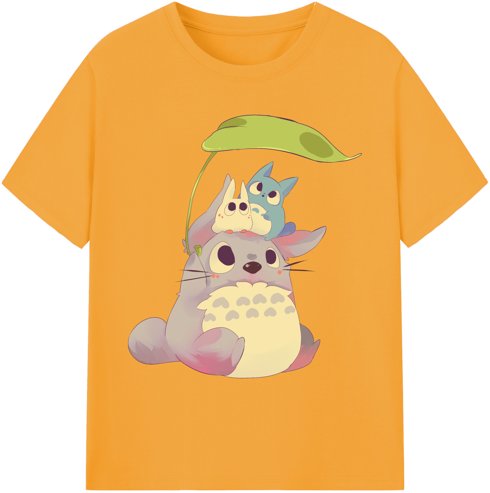 （画像用） となりのトトロ 草壁メイ 草壁サツキ My Neighbor Totoro Satsuki Kusakabe Mei Kusakabe 綿100％ メンズ半袖Tシャツ｜肌触りやわらか＆通気性