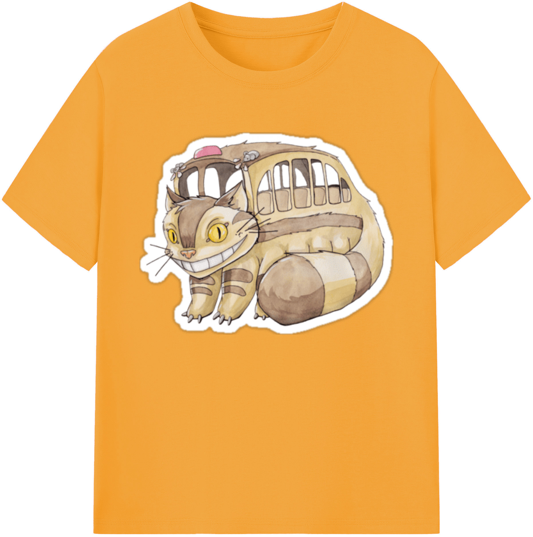 （画像用） となりのトトロ 草壁メイ 草壁サツキ My Neighbor Totoro Satsuki Kusakabe Mei Kusakabe 綿100％ メンズ半袖Tシャツ｜肌触りやわらか＆通気性