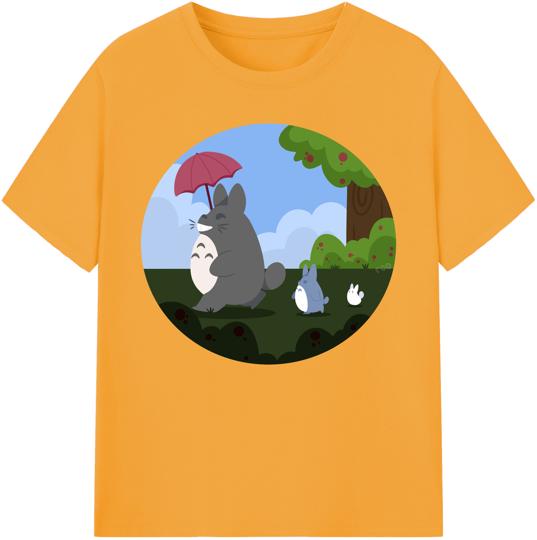 （画像用） となりのトトロ 草壁メイ 草壁サツキ My Neighbor Totoro Satsuki Kusakabe Mei Kusakabe 綿100％ メンズ半袖Tシャツ｜肌触りやわらか＆通気性