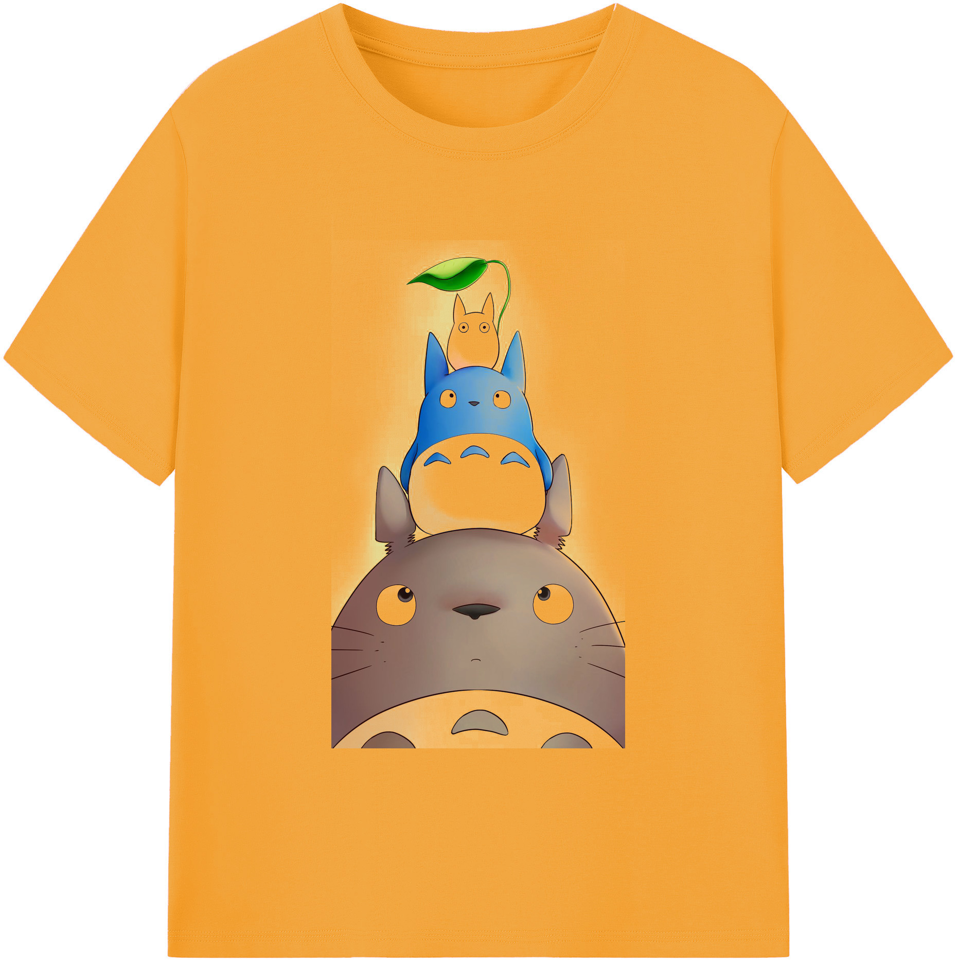 （画像用） となりのトトロ 草壁メイ 草壁サツキ My Neighbor Totoro Satsuki Kusakabe Mei Kusakabe 綿100％ メンズ半袖Tシャツ｜肌触りやわらか＆通気性