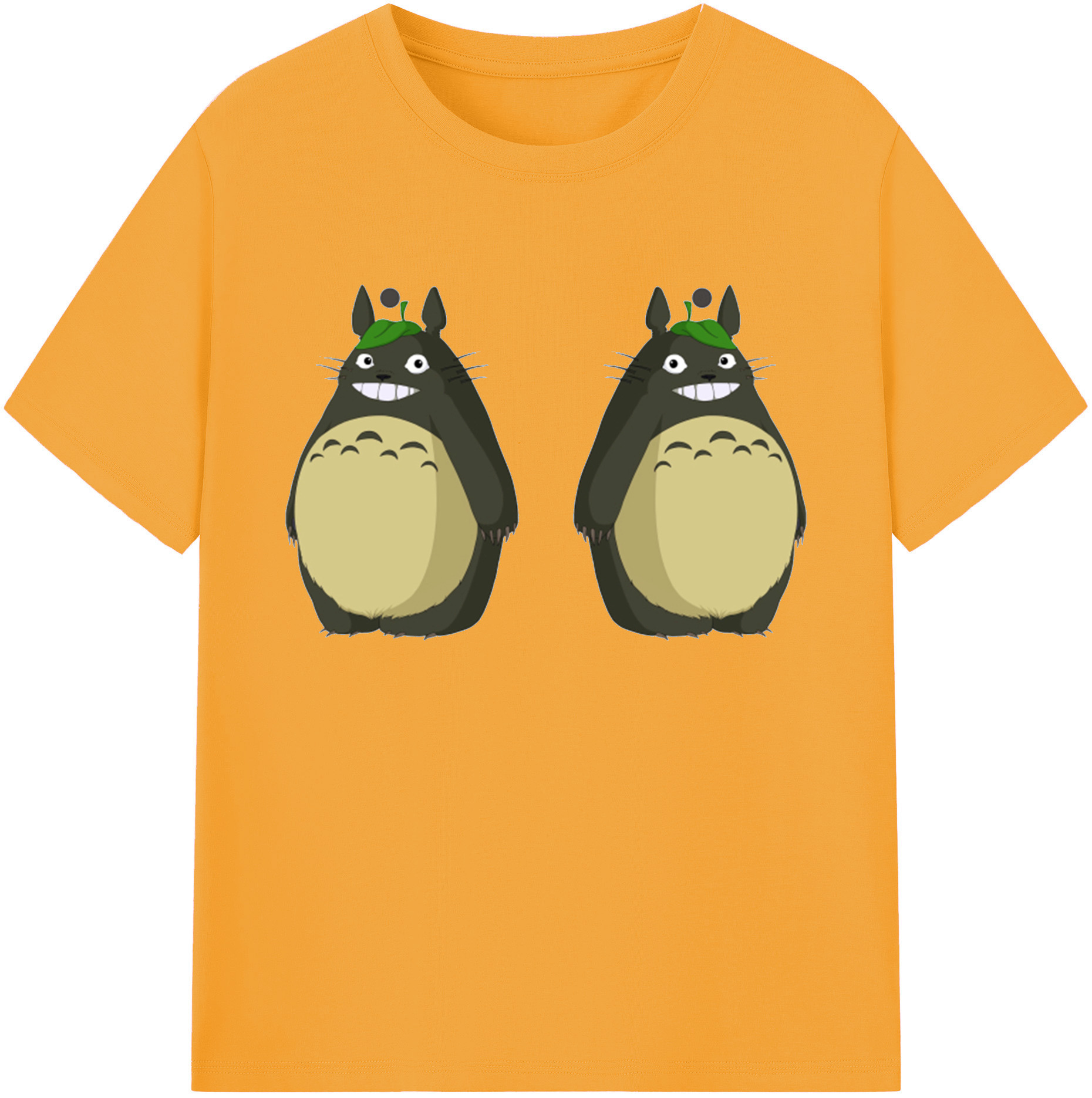 （画像用） となりのトトロ 草壁メイ 草壁サツキ My Neighbor Totoro Satsuki Kusakabe Mei Kusakabe 綿100％ メンズ半袖Tシャツ｜肌触りやわらか＆通気性