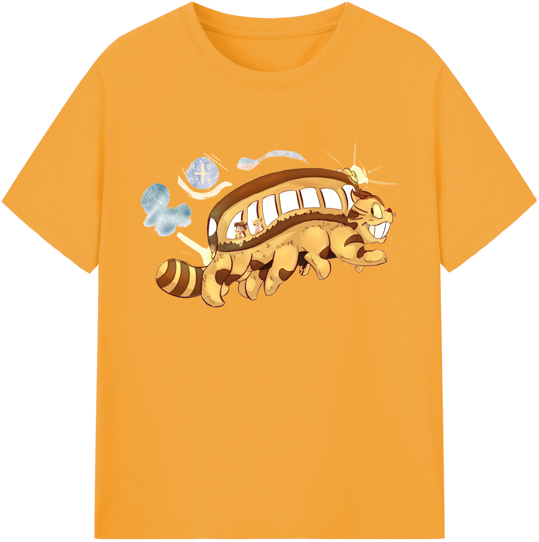 （画像用） となりのトトロ 草壁メイ 草壁サツキ My Neighbor Totoro Satsuki Kusakabe Mei Kusakabe 綿100％ メンズ半袖Tシャツ｜肌触りやわらか＆通気性
