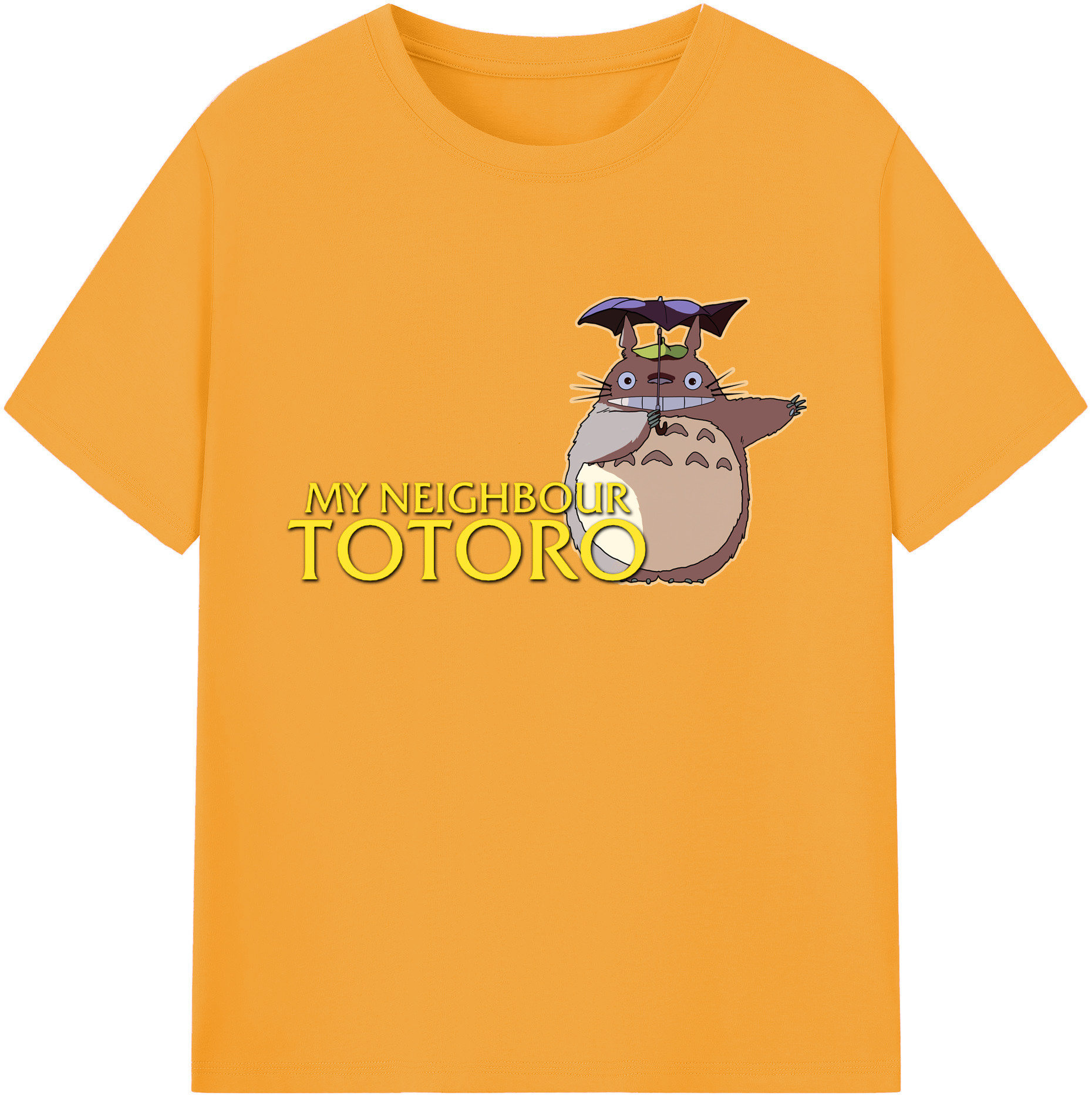 （画像用） となりのトトロ 草壁メイ 草壁サツキ My Neighbor Totoro Satsuki Kusakabe Mei Kusakabe 綿100％ メンズ半袖Tシャツ｜肌触りやわらか＆通気性