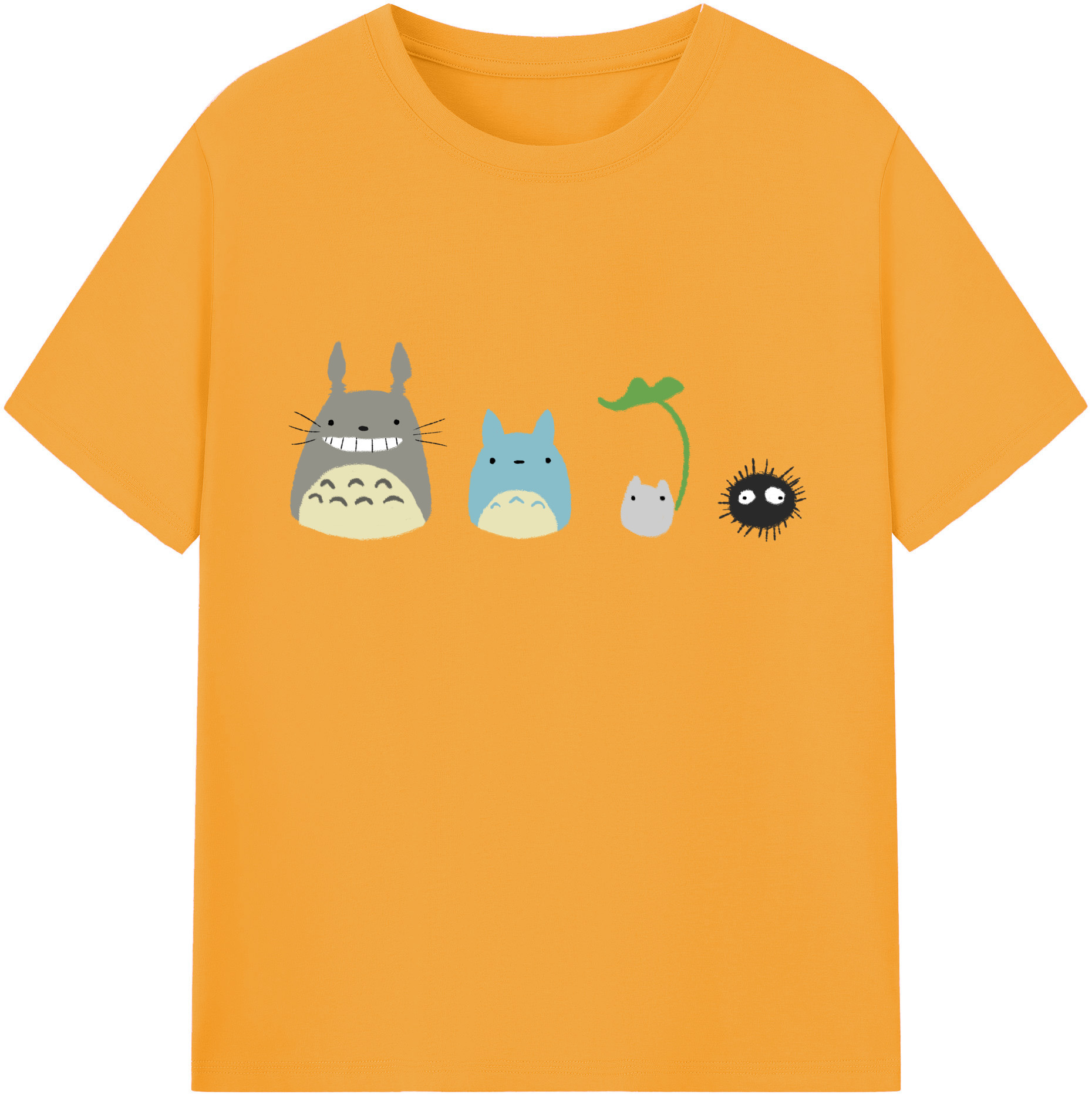 （画像用） となりのトトロ 草壁メイ 草壁サツキ My Neighbor Totoro Satsuki Kusakabe Mei Kusakabe 綿100％ メンズ半袖Tシャツ｜肌触りやわらか＆通気性