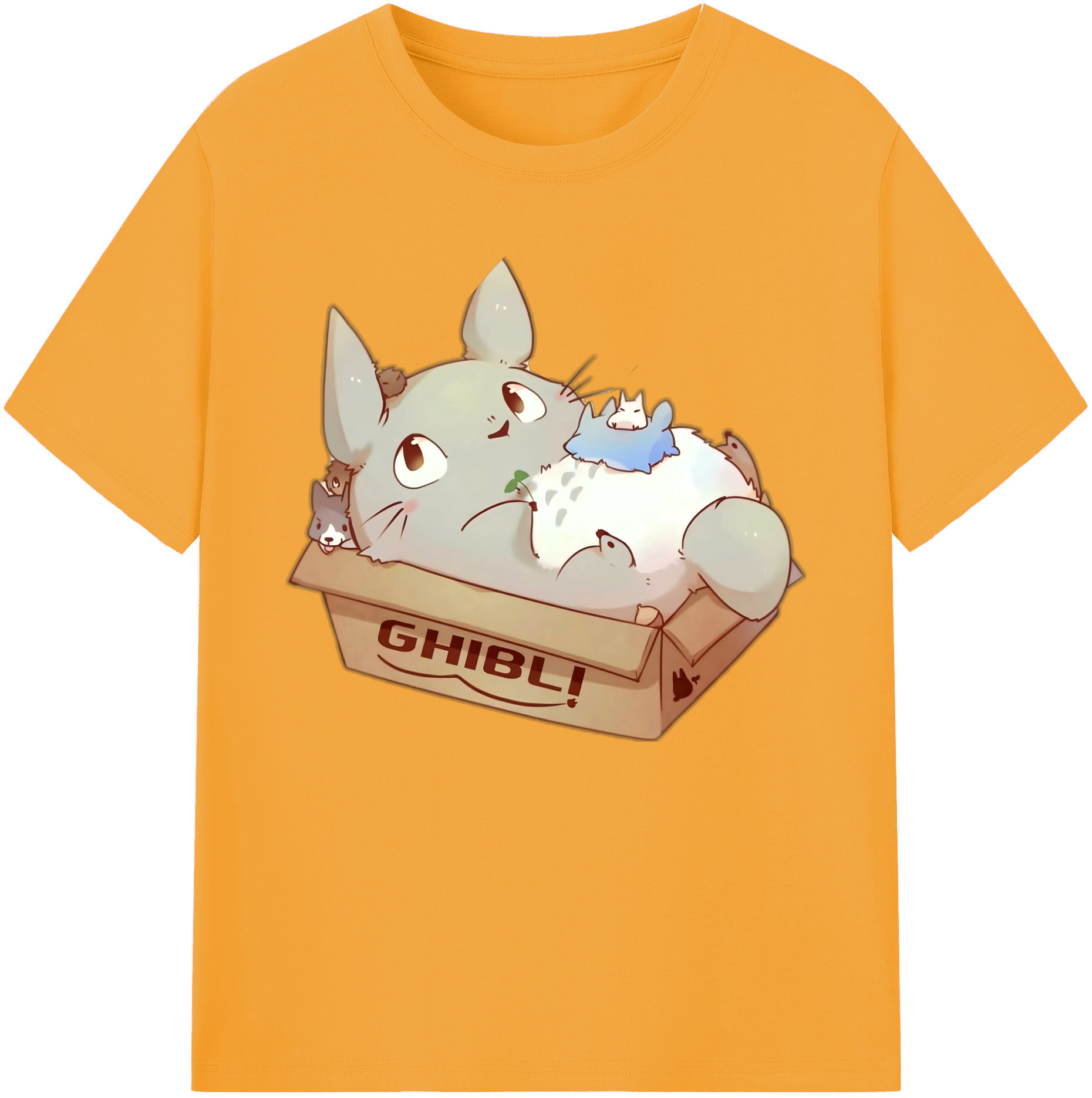（画像用） となりのトトロ 草壁メイ 草壁サツキ My Neighbor Totoro Satsuki Kusakabe Mei Kusakabe 綿100％ メンズ半袖Tシャツ｜肌触りやわらか＆通気性