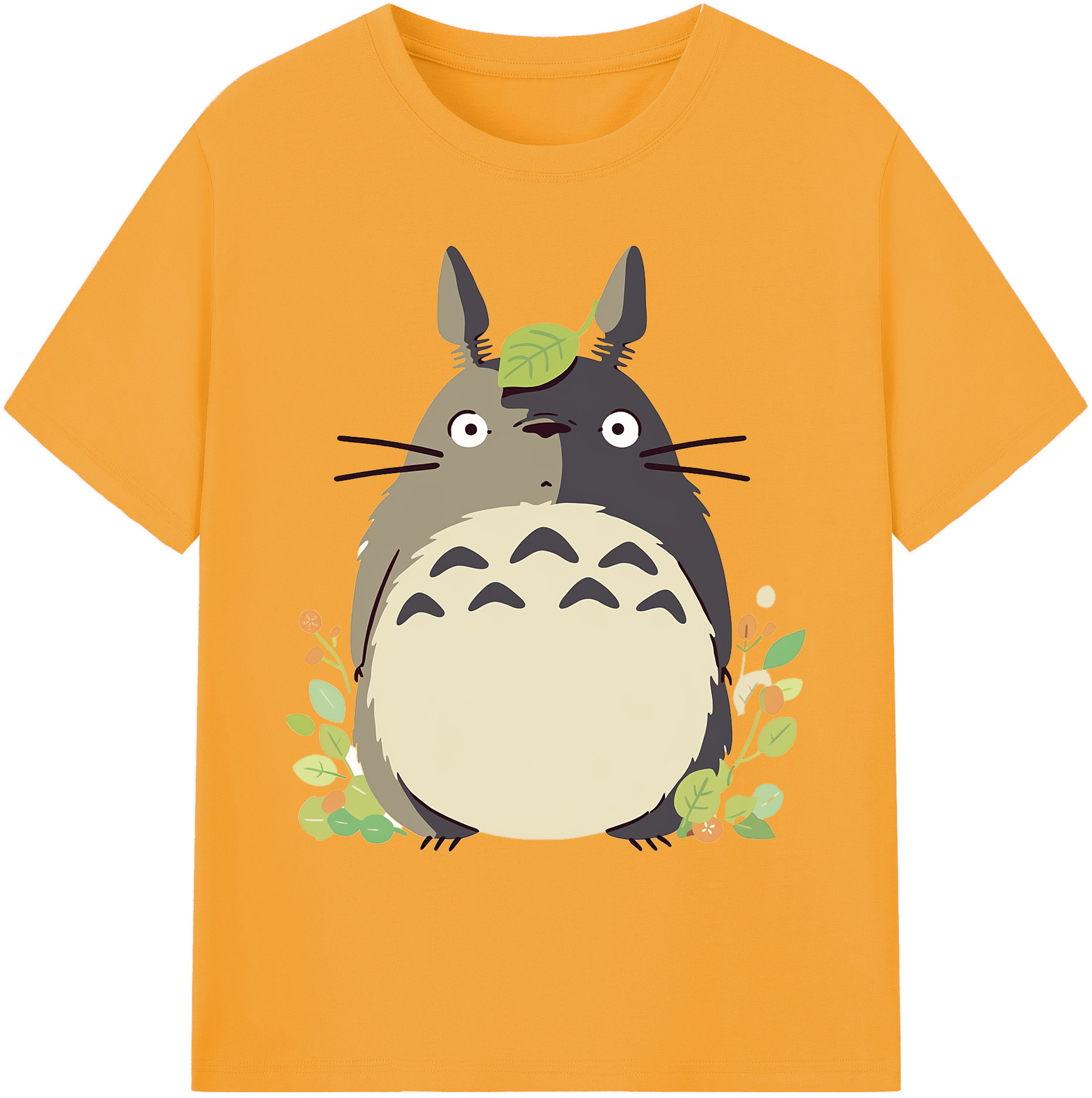 （画像用） となりのトトロ 草壁メイ 草壁サツキ My Neighbor Totoro Satsuki Kusakabe Mei Kusakabe 綿100％ メンズ半袖Tシャツ｜肌触りやわらか＆通気性