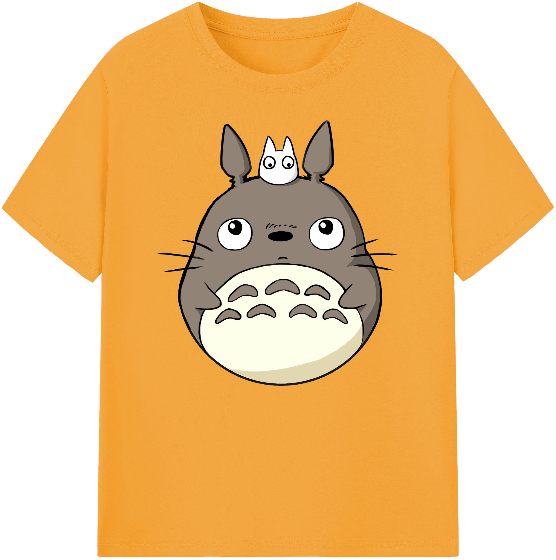 （画像用） となりのトトロ 草壁メイ 草壁サツキ My Neighbor Totoro Satsuki Kusakabe Mei Kusakabe 綿100％ メンズ半袖Tシャツ｜肌触りやわらか＆通気性