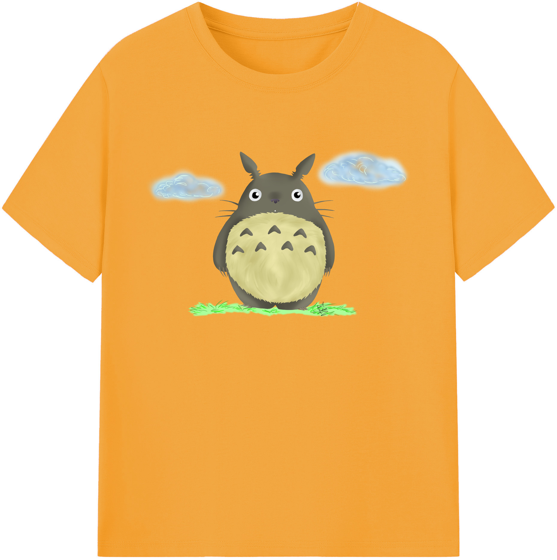 （画像用） となりのトトロ 草壁メイ 草壁サツキ My Neighbor Totoro Satsuki Kusakabe Mei Kusakabe 綿100％ メンズ半袖Tシャツ｜肌触りやわらか＆通気性