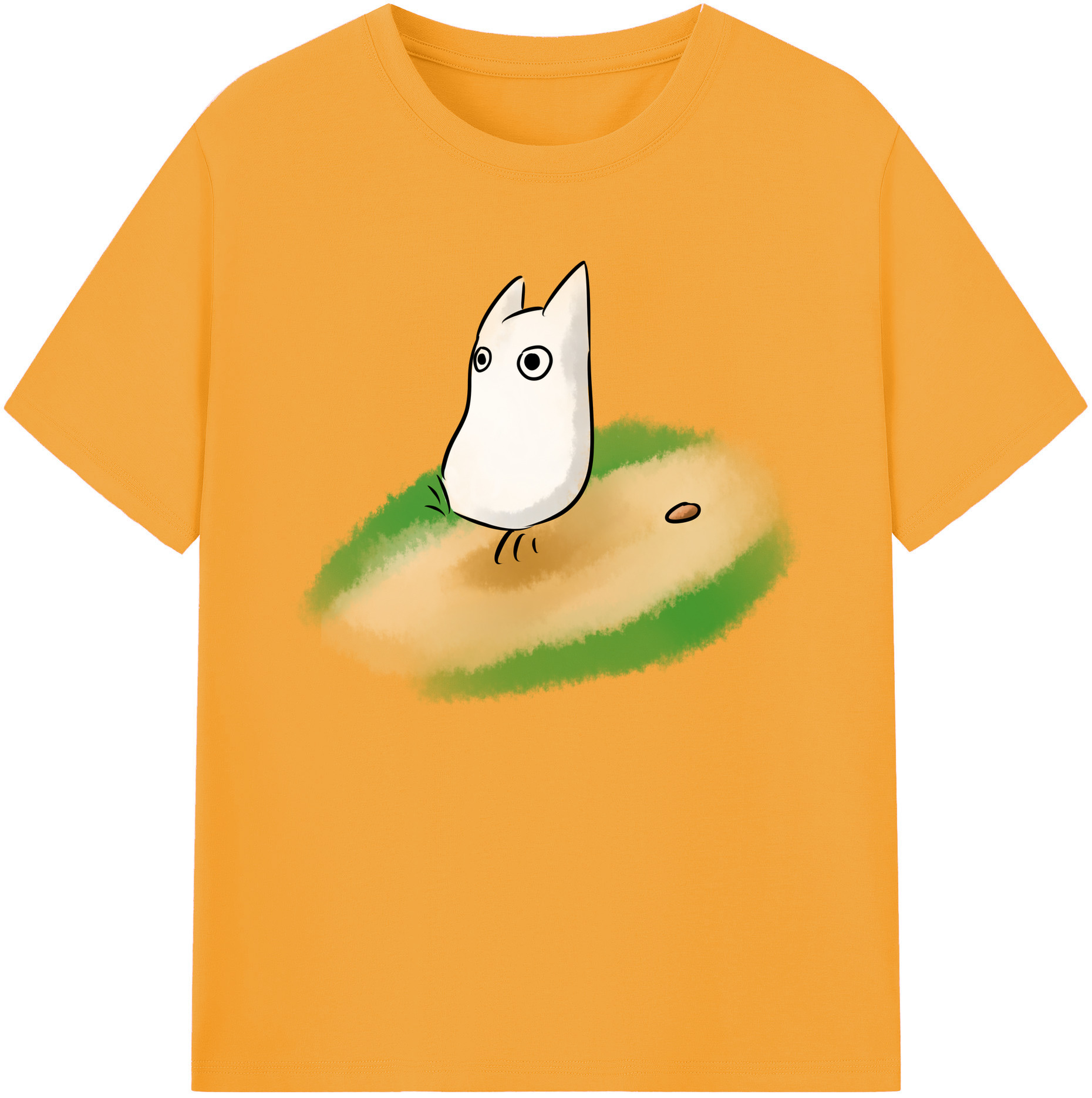 （画像用） となりのトトロ 草壁メイ 草壁サツキ My Neighbor Totoro Satsuki Kusakabe Mei Kusakabe 綿100％ メンズ半袖Tシャツ｜肌触りやわらか＆通気性