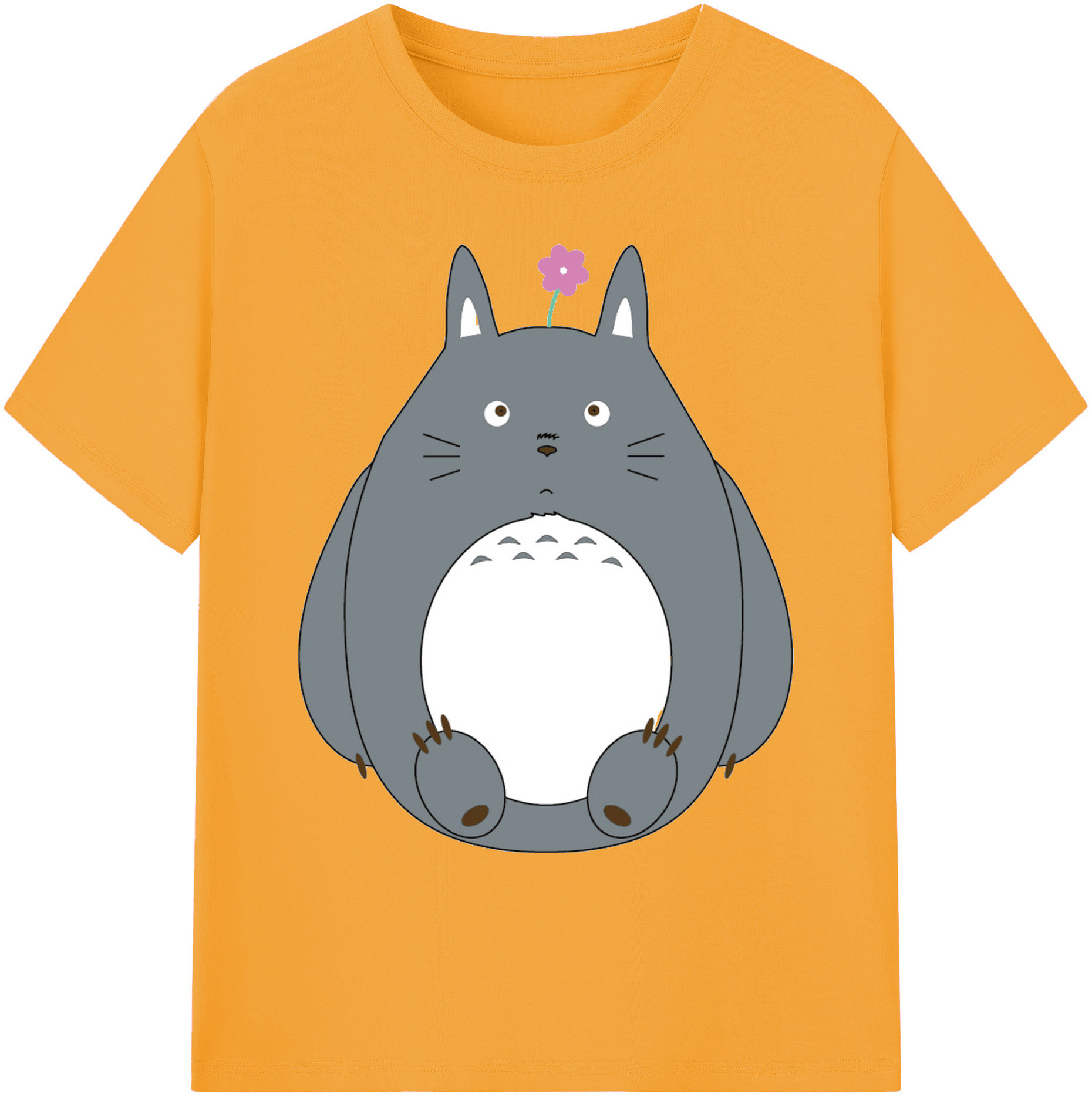 （画像用） となりのトトロ 草壁メイ 草壁サツキ My Neighbor Totoro Satsuki Kusakabe Mei Kusakabe 綿100％ メンズ半袖Tシャツ｜肌触りやわらか＆通気性