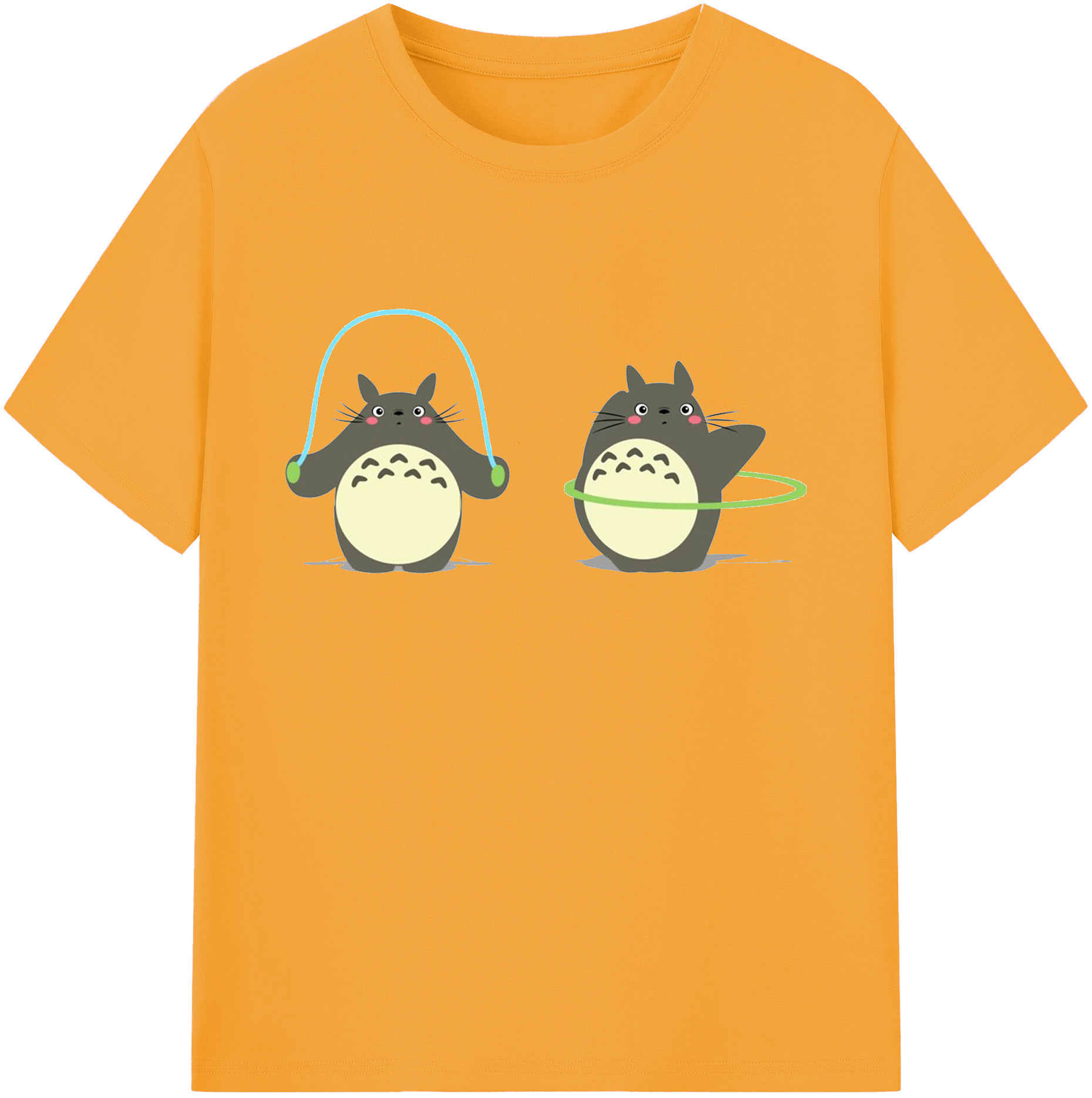 （画像用） となりのトトロ 草壁メイ 草壁サツキ My Neighbor Totoro Satsuki Kusakabe Mei Kusakabe 綿100％ メンズ半袖Tシャツ｜肌触りやわらか＆通気性