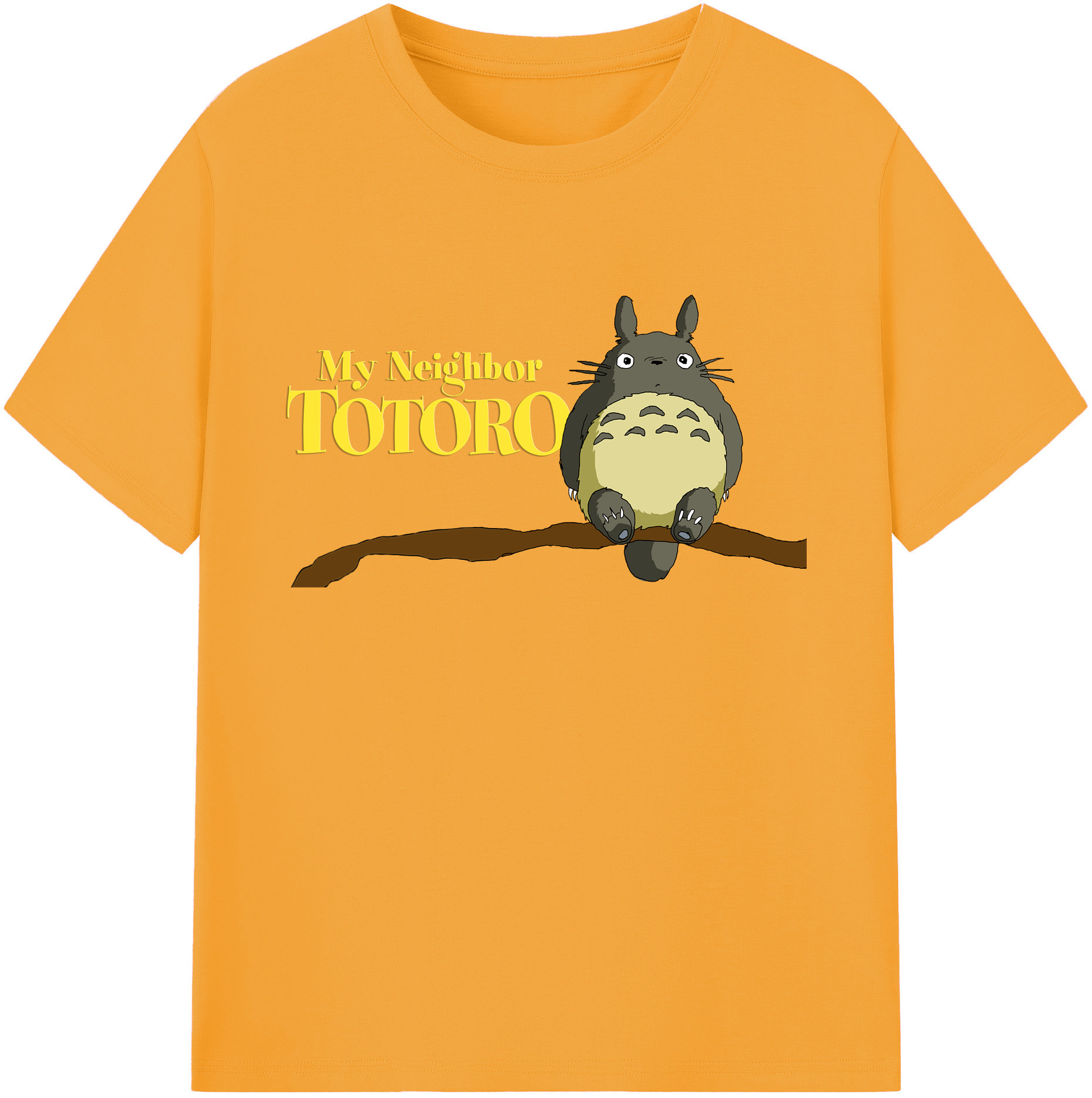 （画像用） となりのトトロ 草壁メイ 草壁サツキ My Neighbor Totoro Satsuki Kusakabe Mei Kusakabe 綿100％ メンズ半袖Tシャツ｜肌触りやわらか＆通気性