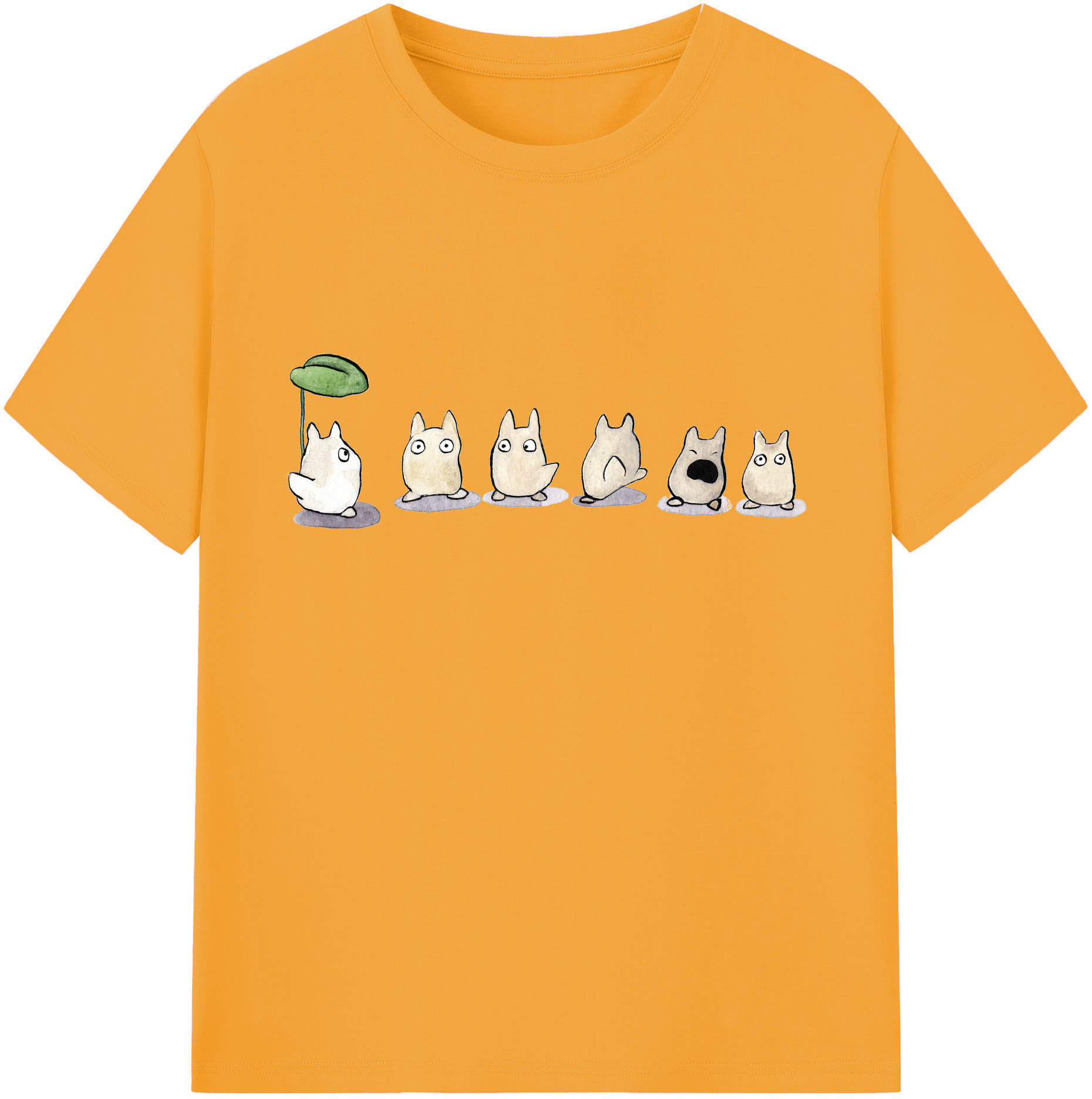（画像用） となりのトトロ 草壁メイ 草壁サツキ My Neighbor Totoro Satsuki Kusakabe Mei Kusakabe 綿100％ メンズ半袖Tシャツ｜肌触りやわらか＆通気性