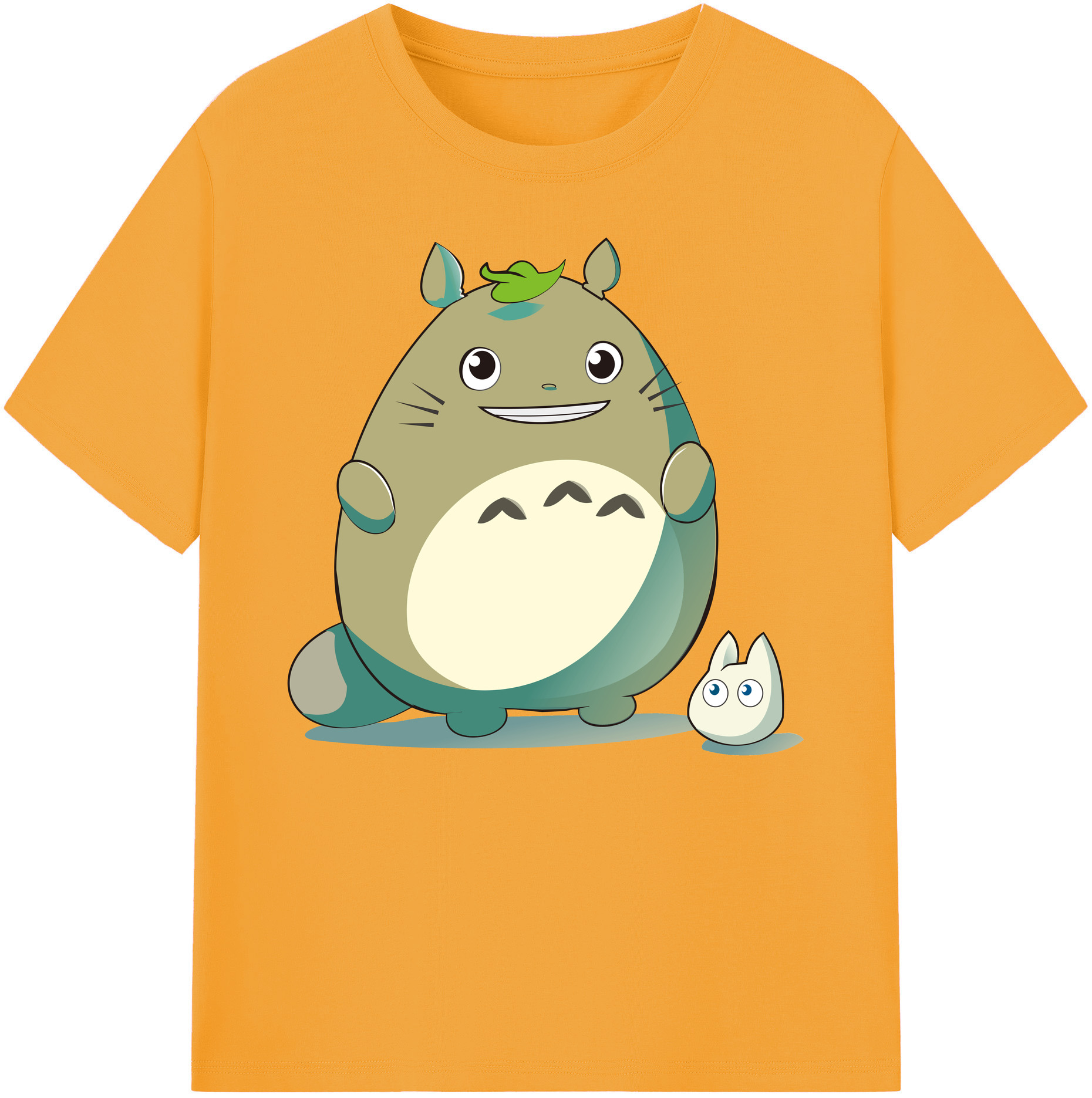 （画像用） となりのトトロ 草壁メイ 草壁サツキ My Neighbor Totoro Satsuki Kusakabe Mei Kusakabe 綿100％ メンズ半袖Tシャツ｜肌触りやわらか＆通気性