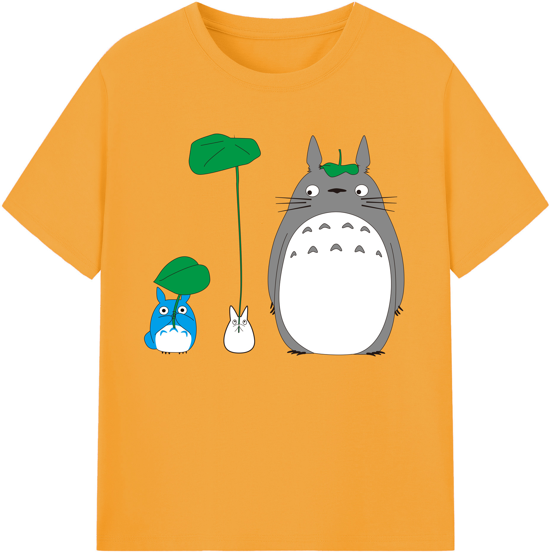 （画像用） となりのトトロ 草壁メイ 草壁サツキ My Neighbor Totoro Satsuki Kusakabe Mei Kusakabe 綿100％ メンズ半袖Tシャツ｜肌触りやわらか＆通気性