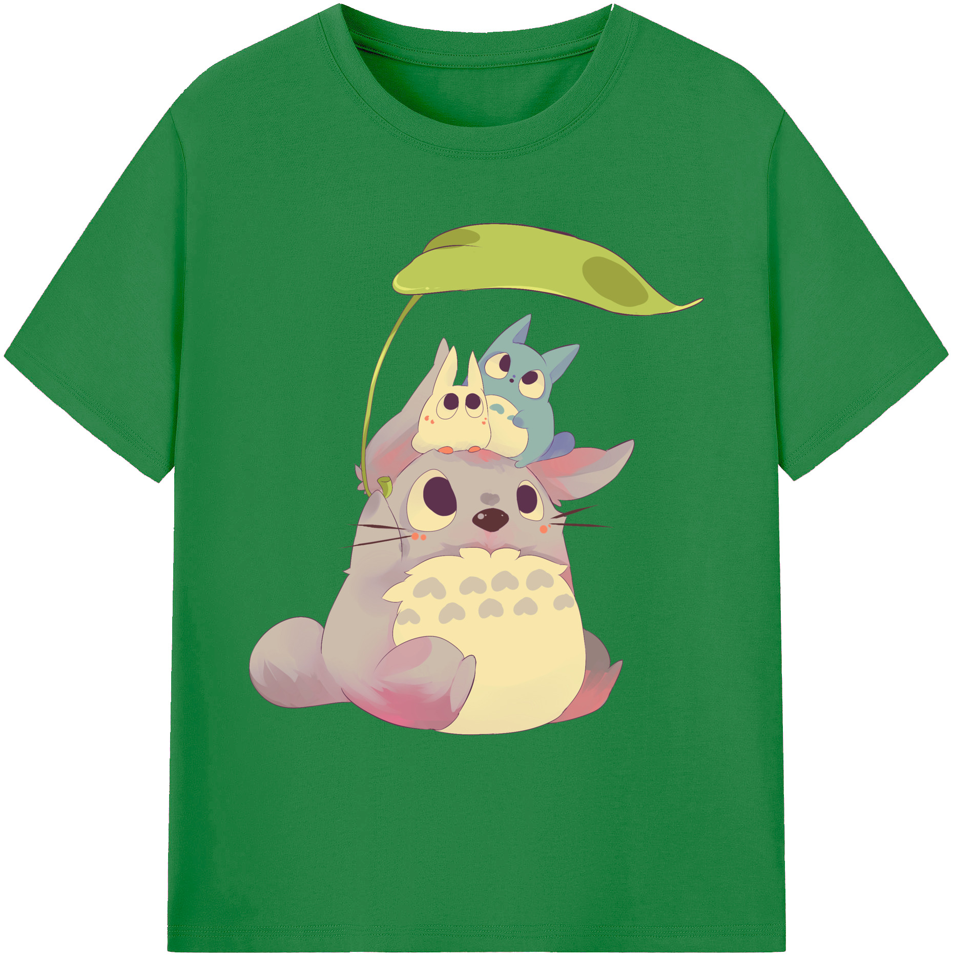 （画像用） となりのトトロ 草壁メイ 草壁サツキ My Neighbor Totoro Satsuki Kusakabe Mei Kusakabe 綿100％ メンズ半袖Tシャツ｜肌触りやわらか＆通気性