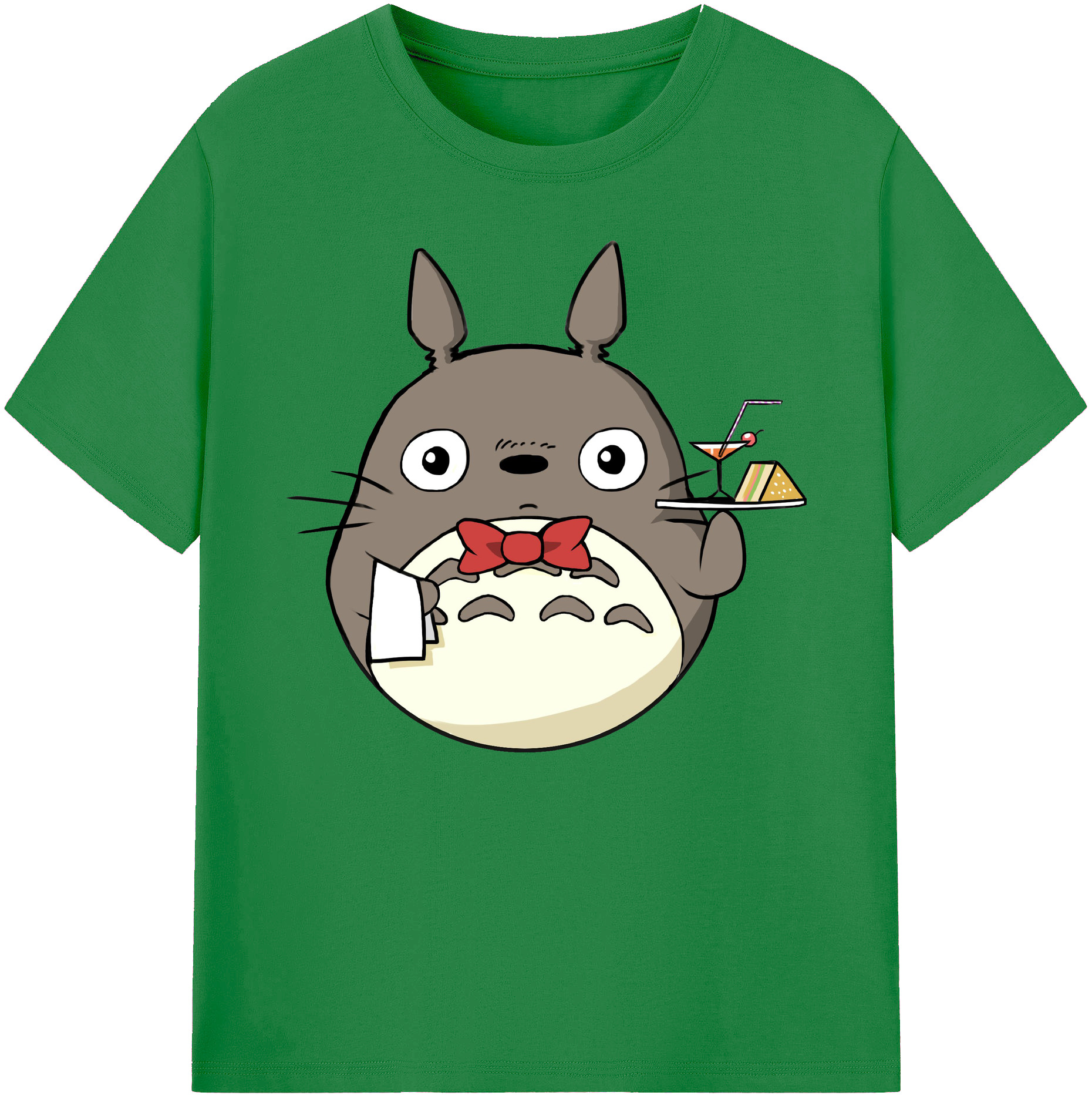 （画像用） となりのトトロ 草壁メイ 草壁サツキ My Neighbor Totoro Satsuki Kusakabe Mei Kusakabe 綿100％ メンズ半袖Tシャツ｜肌触りやわらか＆通気性