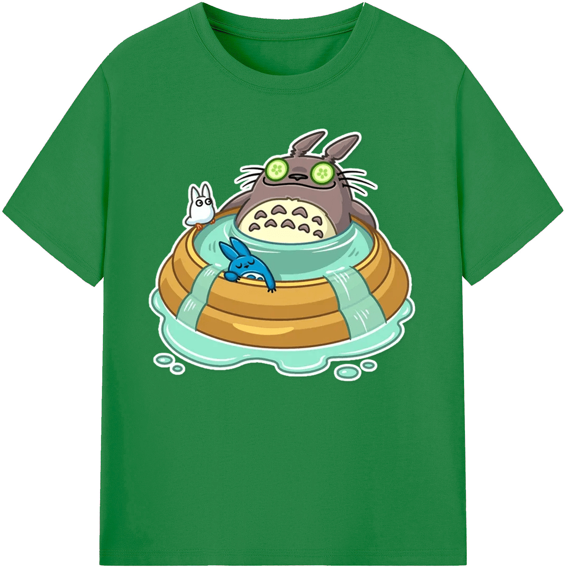 （画像用） となりのトトロ 草壁メイ 草壁サツキ My Neighbor Totoro Satsuki Kusakabe Mei Kusakabe 綿100％ メンズ半袖Tシャツ｜肌触りやわらか＆通気性