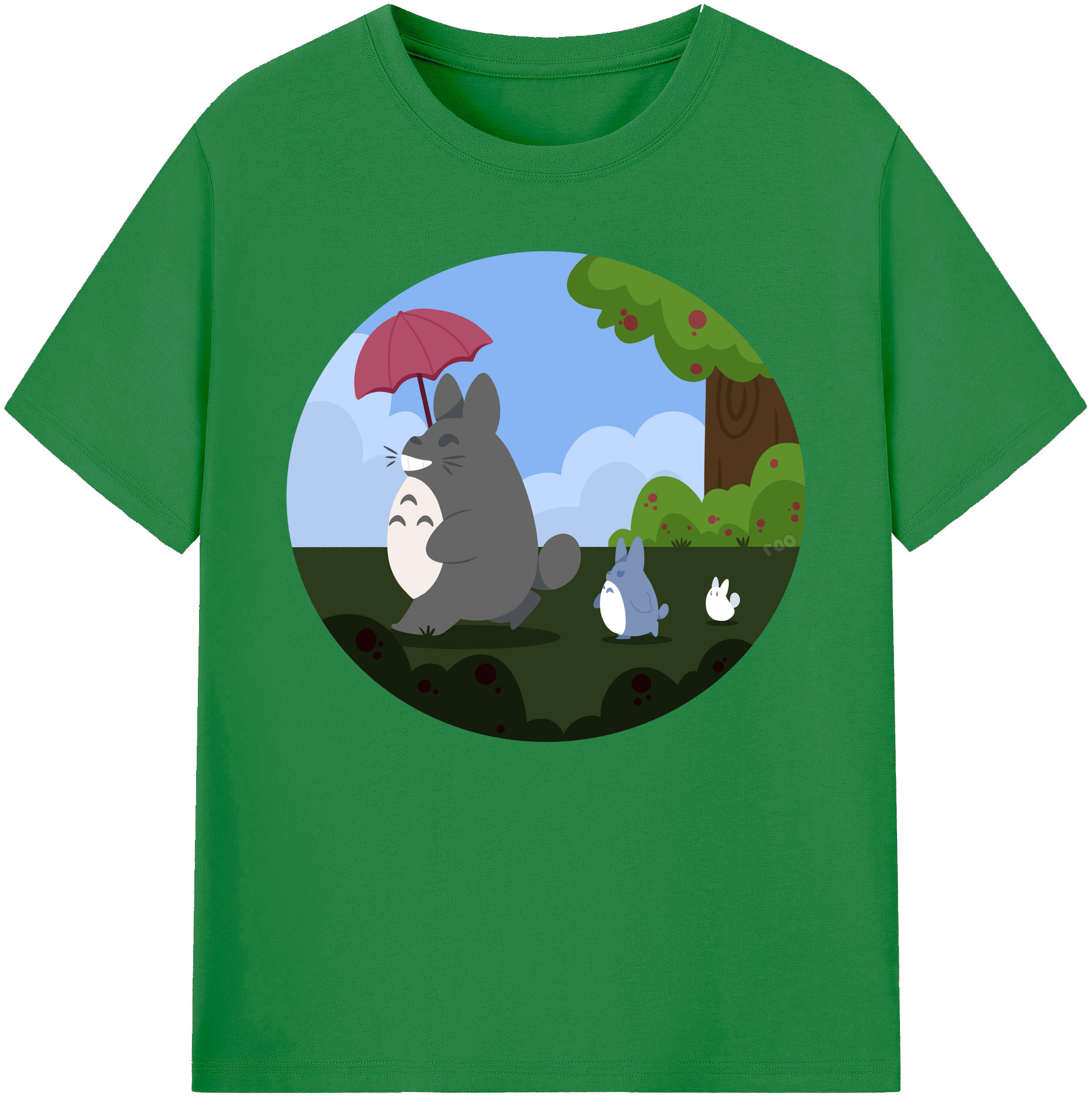（画像用） となりのトトロ 草壁メイ 草壁サツキ My Neighbor Totoro Satsuki Kusakabe Mei Kusakabe 綿100％ メンズ半袖Tシャツ｜肌触りやわらか＆通気性
