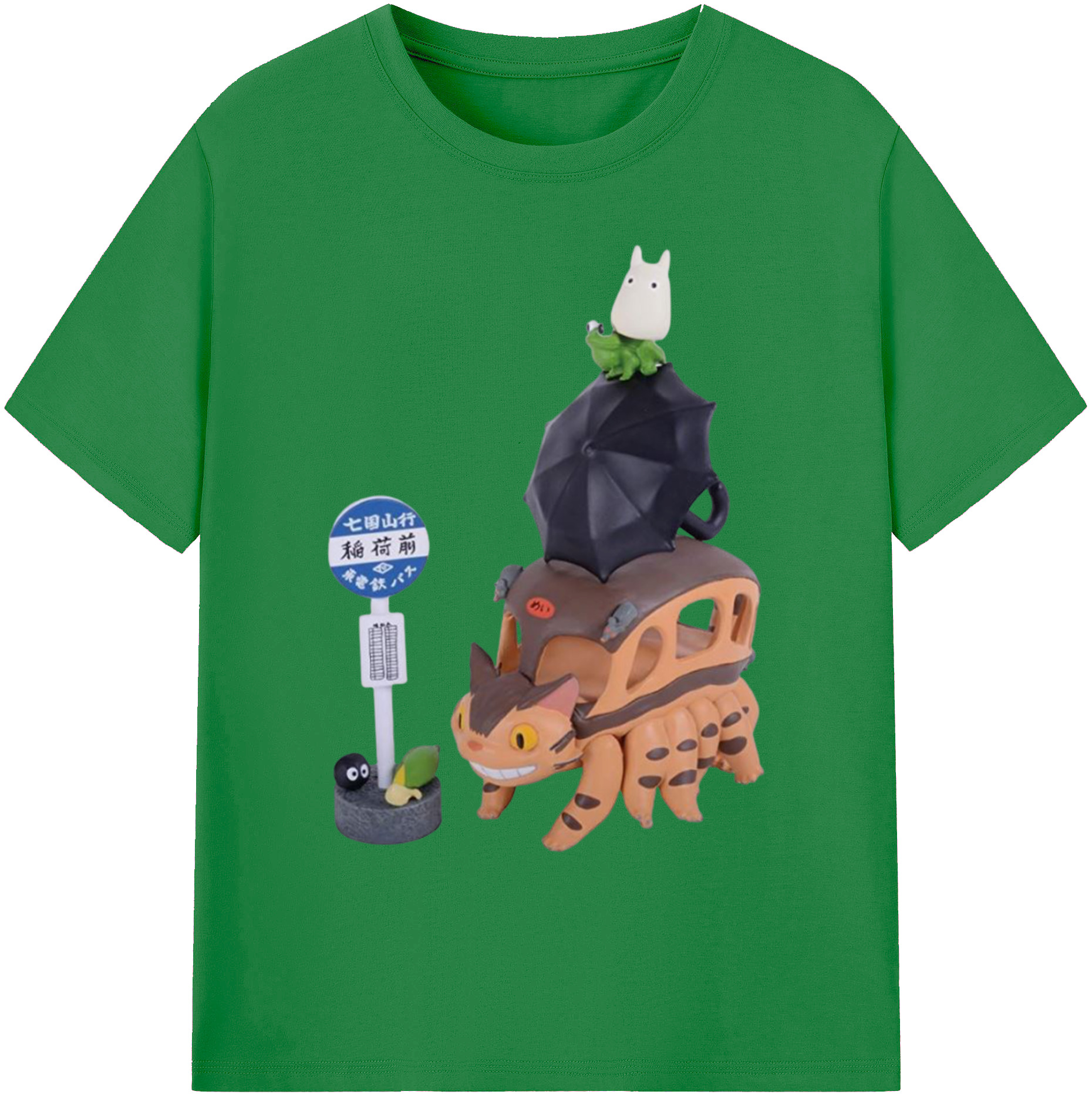 （画像用） となりのトトロ 草壁メイ 草壁サツキ My Neighbor Totoro Satsuki Kusakabe Mei Kusakabe 綿100％ メンズ半袖Tシャツ｜肌触りやわらか＆通気性