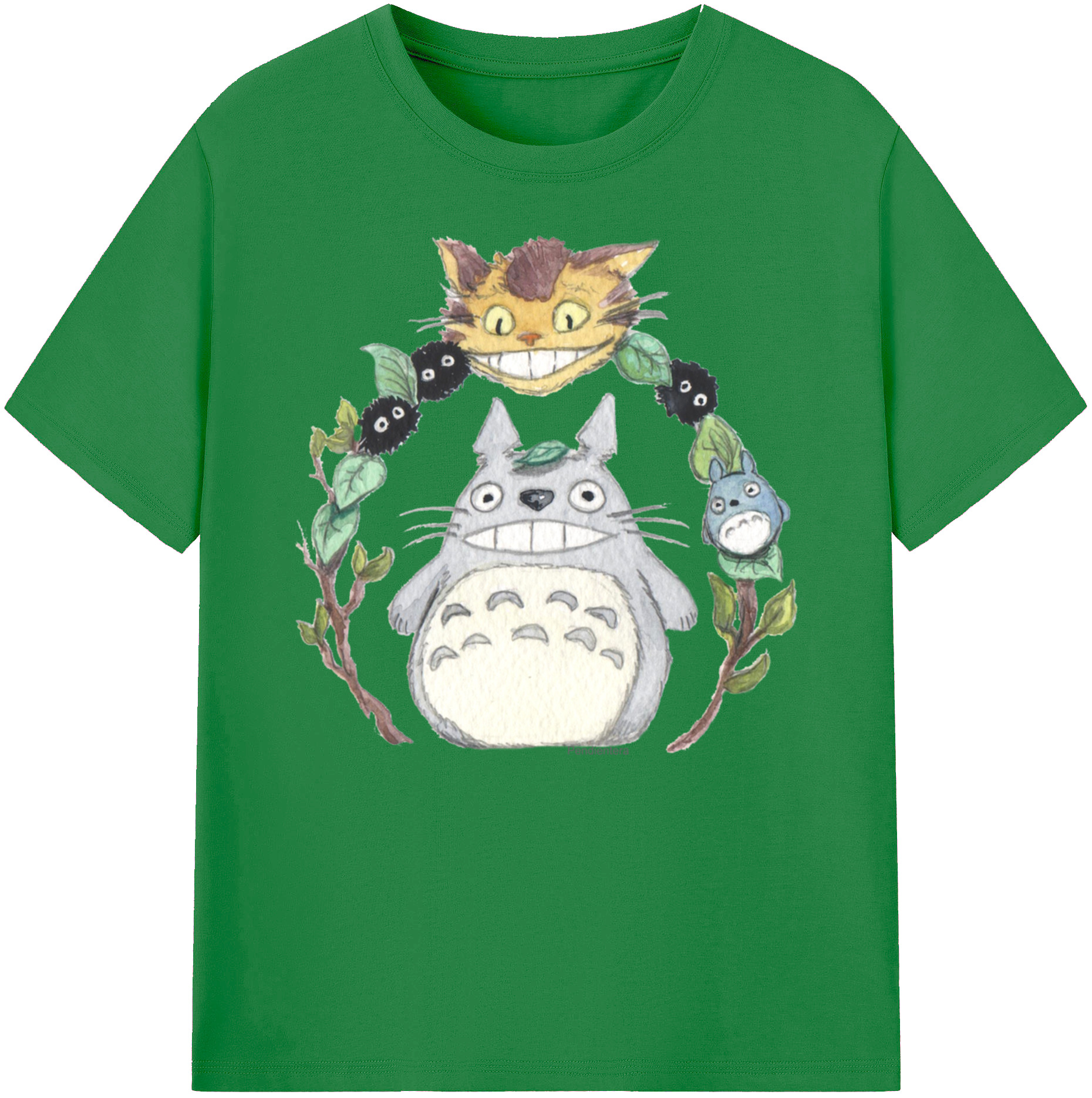 （画像用） となりのトトロ 草壁メイ 草壁サツキ My Neighbor Totoro Satsuki Kusakabe Mei Kusakabe 綿100％ メンズ半袖Tシャツ｜肌触りやわらか＆通気性