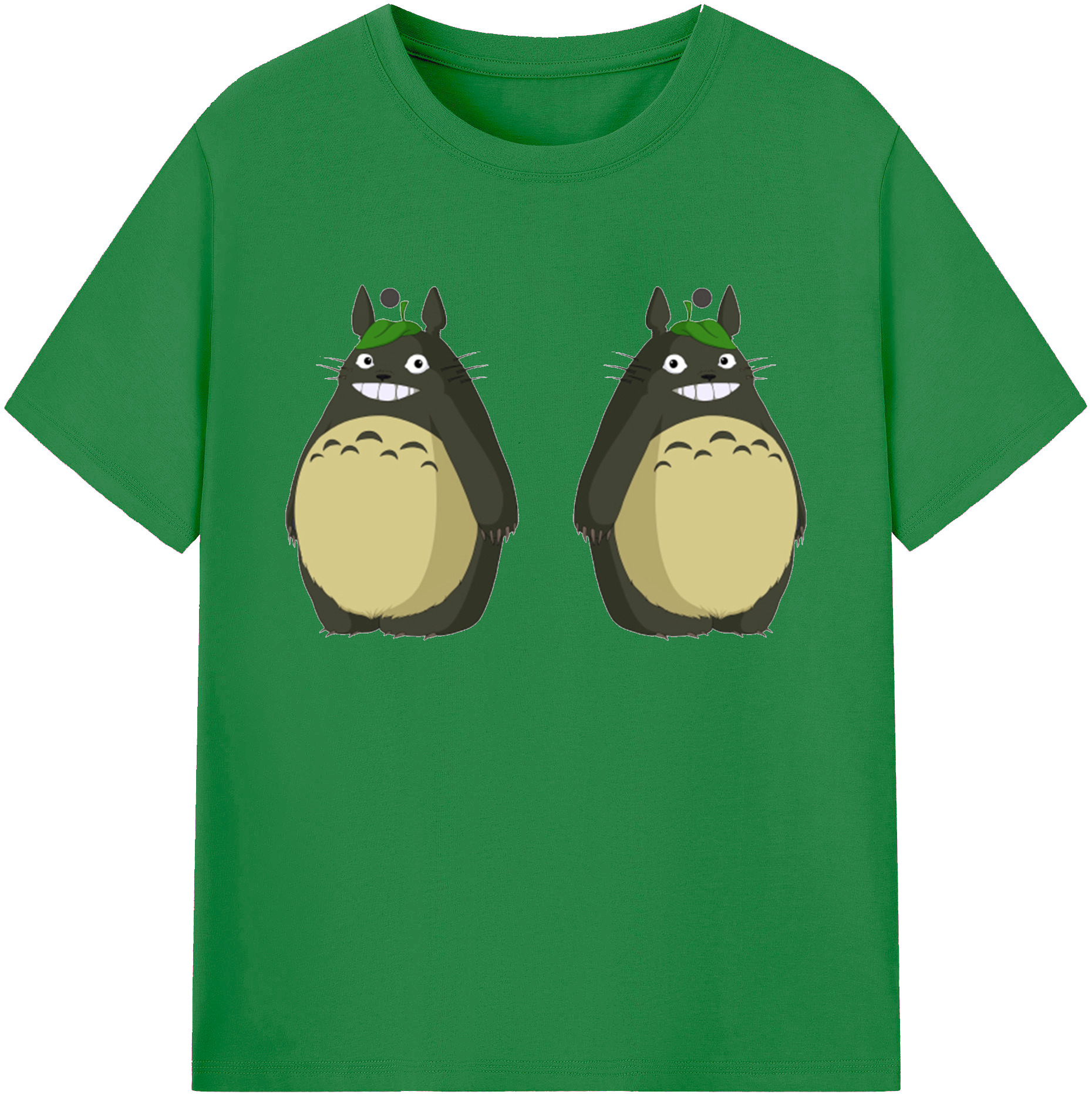 （画像用） となりのトトロ 草壁メイ 草壁サツキ My Neighbor Totoro Satsuki Kusakabe Mei Kusakabe 綿100％ メンズ半袖Tシャツ｜肌触りやわらか＆通気性