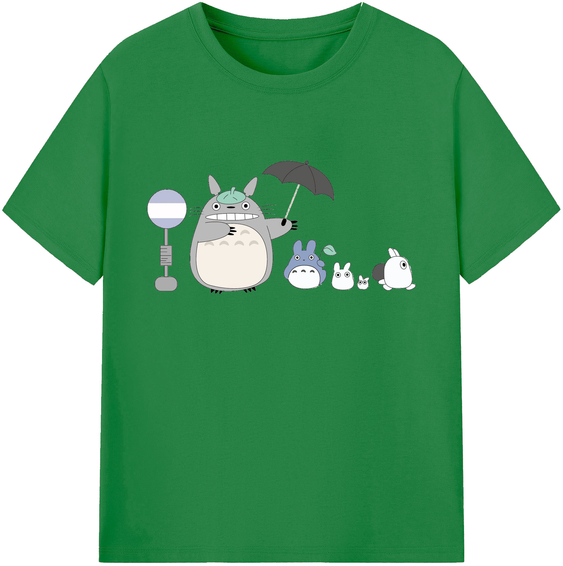 （画像用） となりのトトロ 草壁メイ 草壁サツキ My Neighbor Totoro Satsuki Kusakabe Mei Kusakabe 綿100％ メンズ半袖Tシャツ｜肌触りやわらか＆通気性