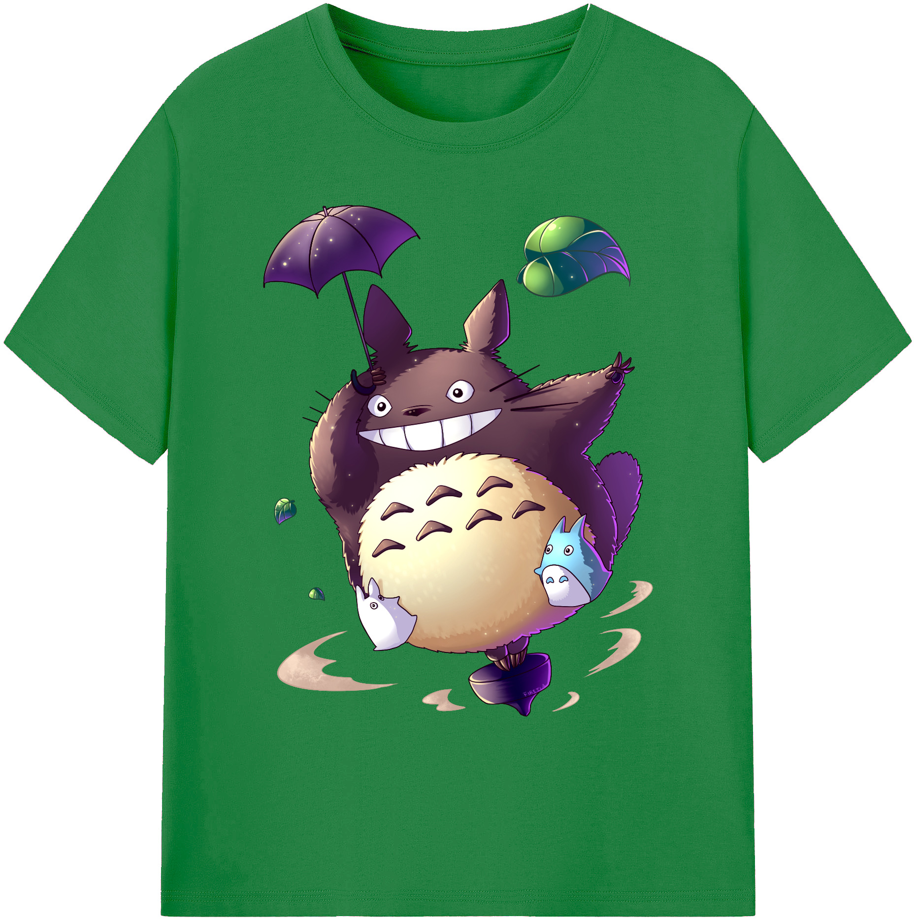 （画像用） となりのトトロ 草壁メイ 草壁サツキ My Neighbor Totoro Satsuki Kusakabe Mei Kusakabe 綿100％ メンズ半袖Tシャツ｜肌触りやわらか＆通気性