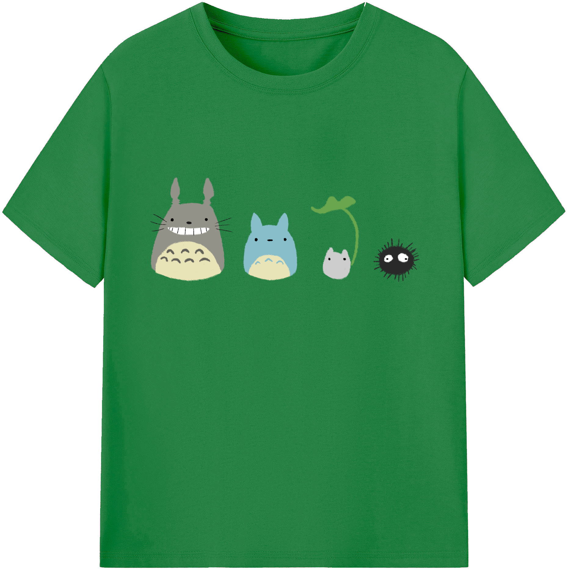 （画像用） となりのトトロ 草壁メイ 草壁サツキ My Neighbor Totoro Satsuki Kusakabe Mei Kusakabe 綿100％ メンズ半袖Tシャツ｜肌触りやわらか＆通気性