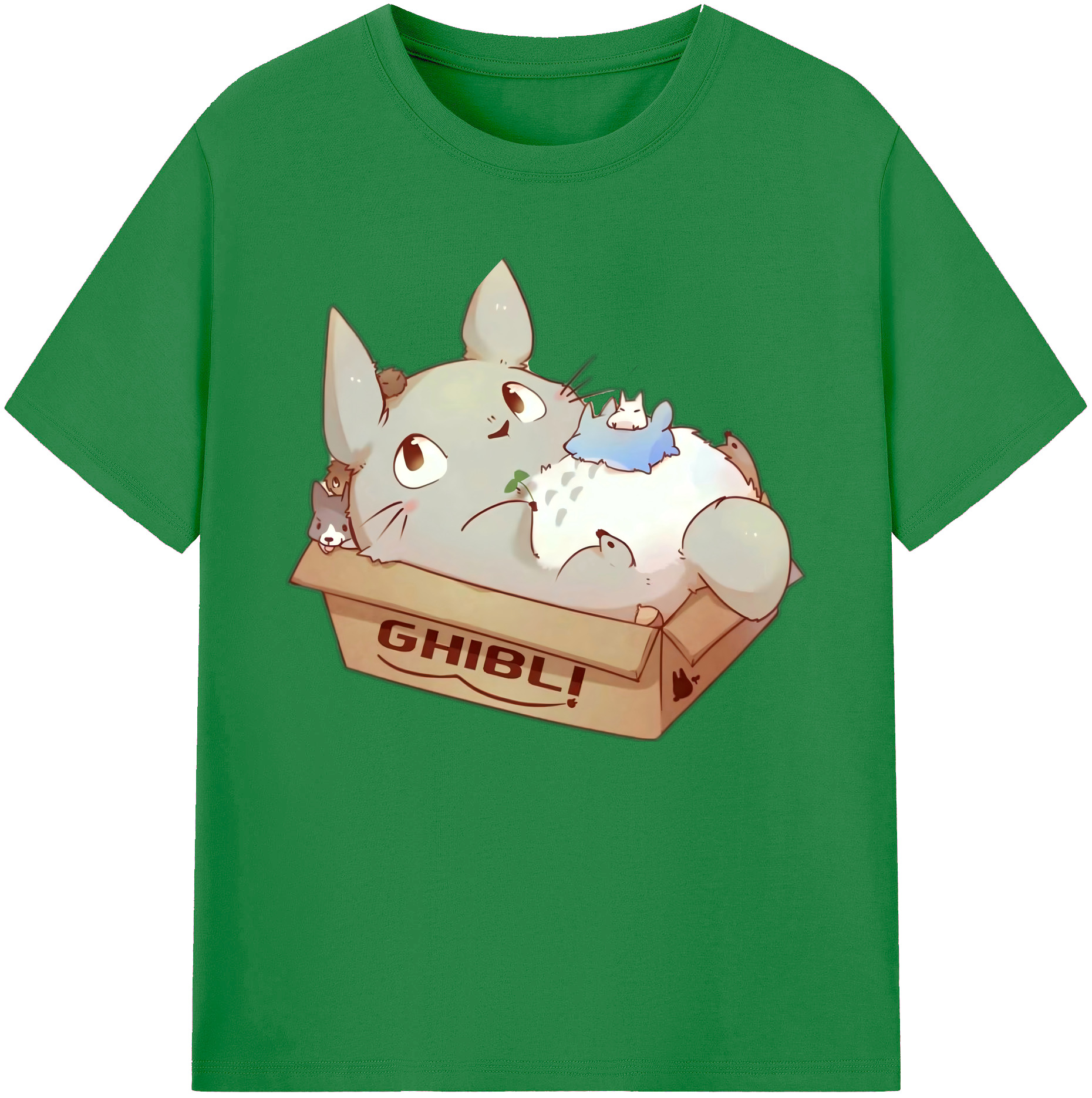 （画像用） となりのトトロ 草壁メイ 草壁サツキ My Neighbor Totoro Satsuki Kusakabe Mei Kusakabe 綿100％ メンズ半袖Tシャツ｜肌触りやわらか＆通気性