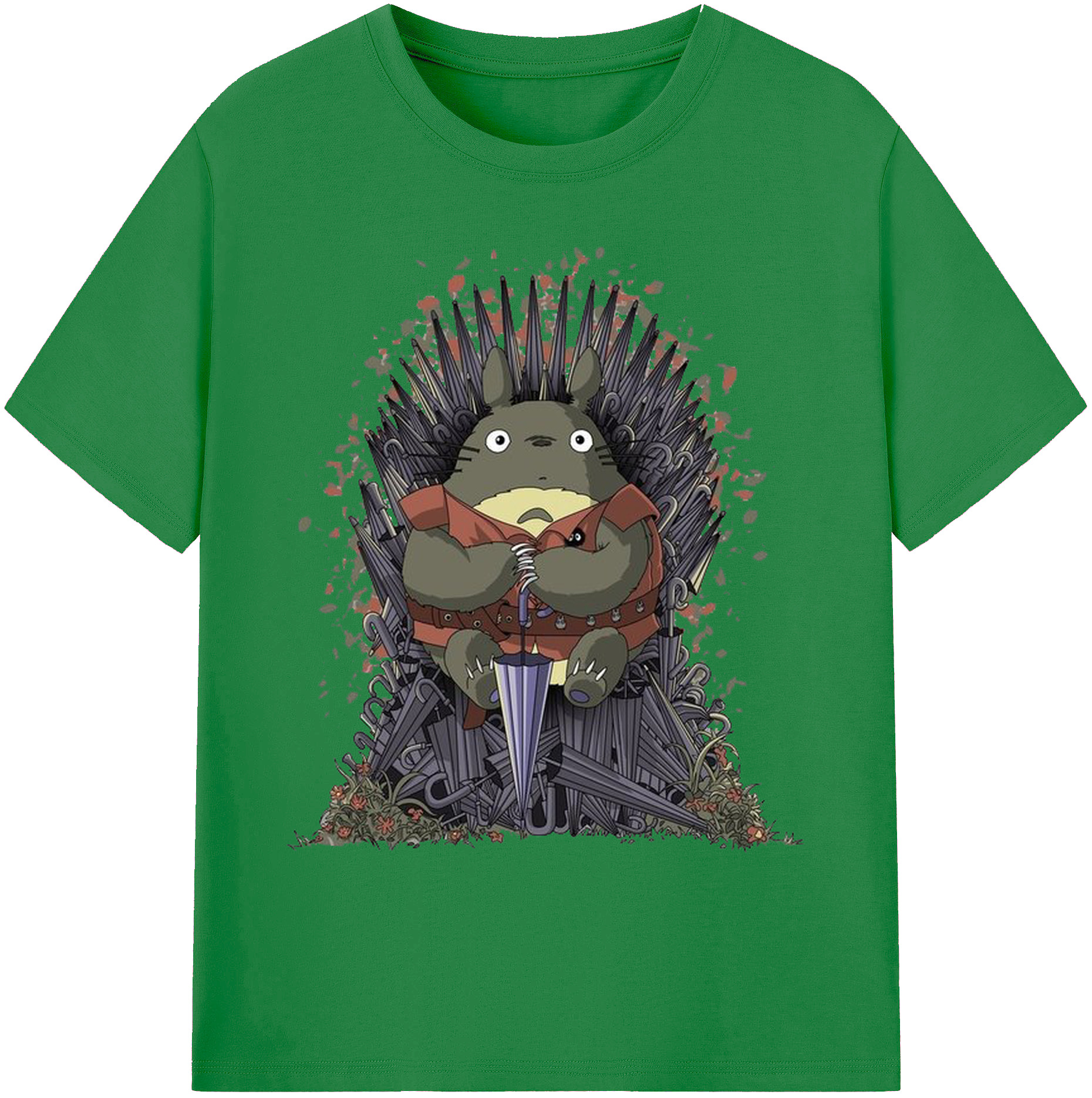 （画像用） となりのトトロ 草壁メイ 草壁サツキ My Neighbor Totoro Satsuki Kusakabe Mei Kusakabe 綿100％ メンズ半袖Tシャツ｜肌触りやわらか＆通気性