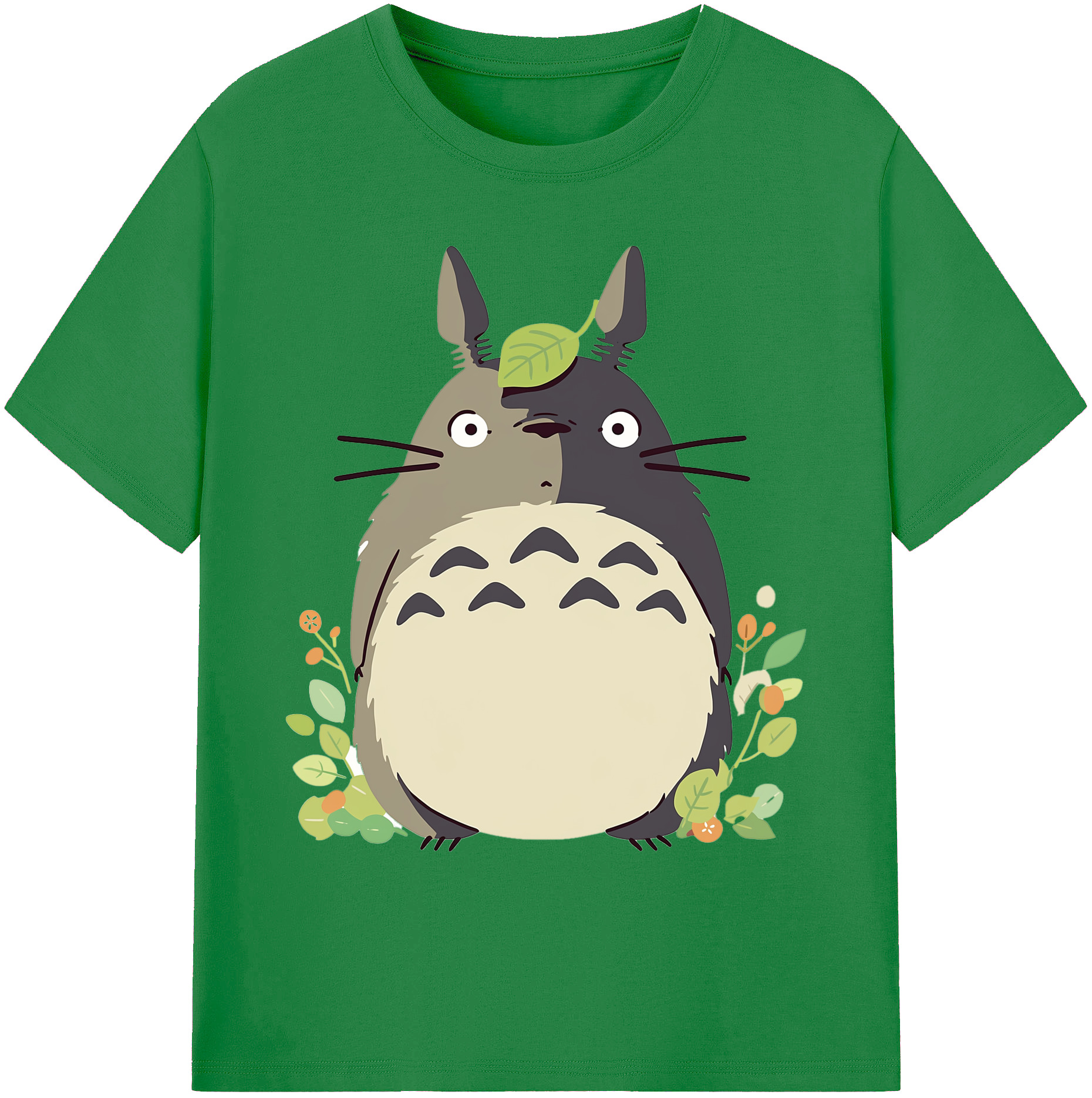 （画像用） となりのトトロ 草壁メイ 草壁サツキ My Neighbor Totoro Satsuki Kusakabe Mei Kusakabe 綿100％ メンズ半袖Tシャツ｜肌触りやわらか＆通気性