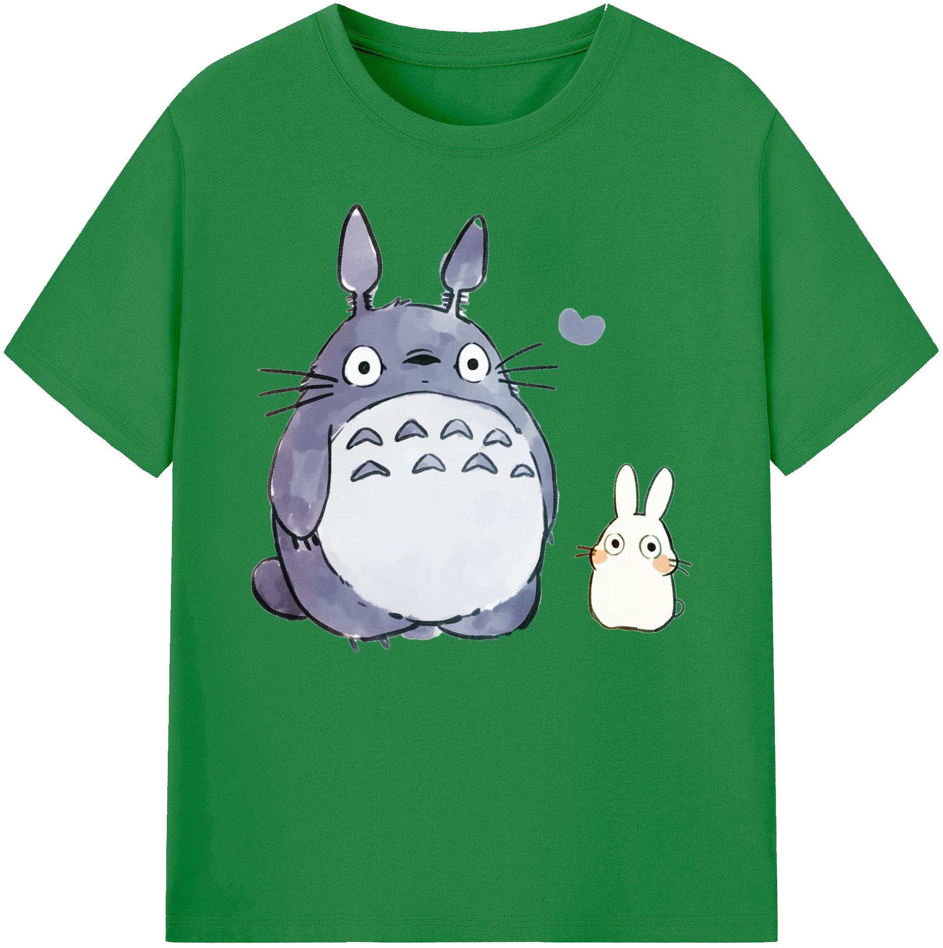 （画像用） となりのトトロ 草壁メイ 草壁サツキ My Neighbor Totoro Satsuki Kusakabe Mei Kusakabe 綿100％ メンズ半袖Tシャツ｜肌触りやわらか＆通気性