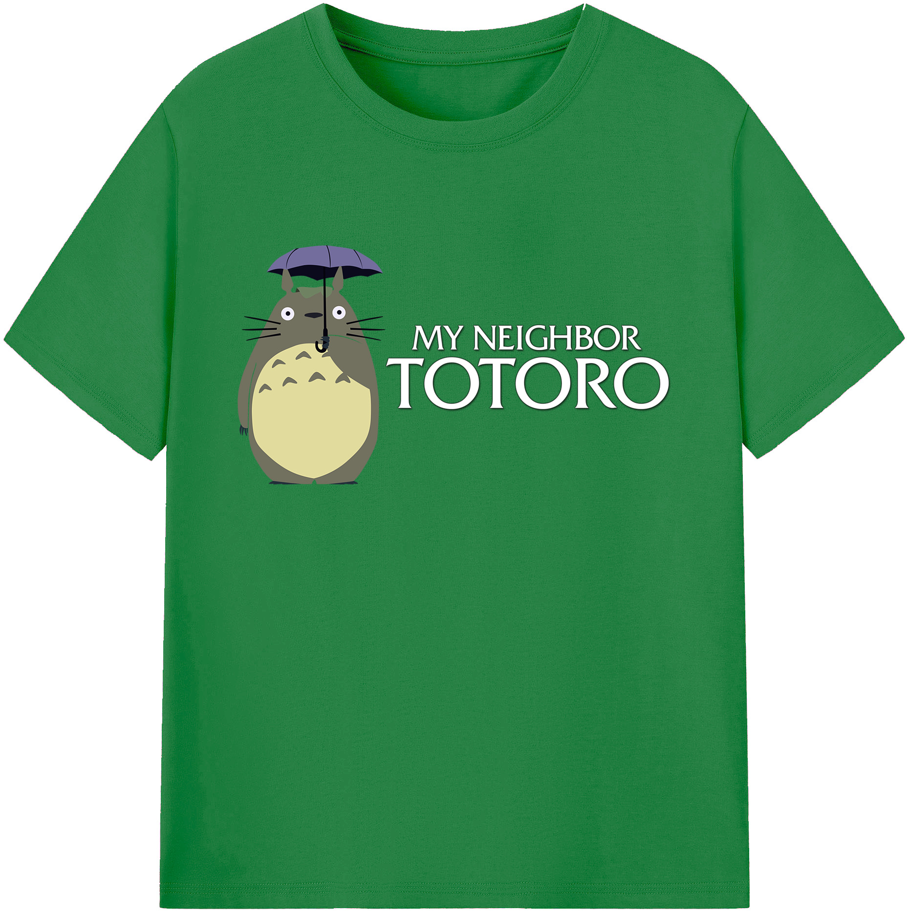 （画像用） となりのトトロ 草壁メイ 草壁サツキ My Neighbor Totoro Satsuki Kusakabe Mei Kusakabe 綿100％ メンズ半袖Tシャツ｜肌触りやわらか＆通気性