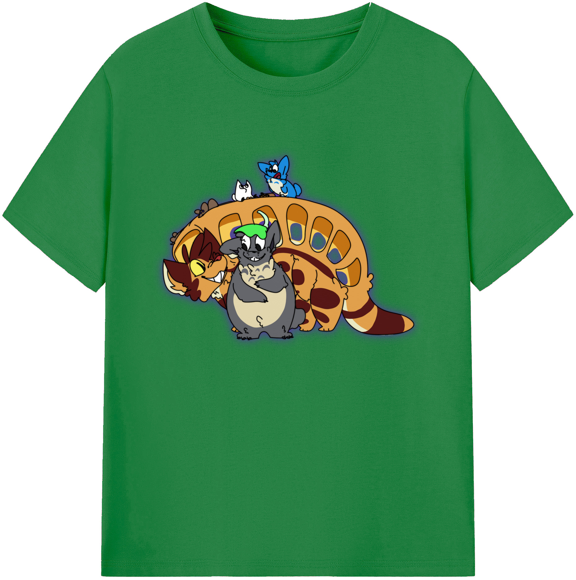 （画像用） となりのトトロ 草壁メイ 草壁サツキ My Neighbor Totoro Satsuki Kusakabe Mei Kusakabe 綿100％ メンズ半袖Tシャツ｜肌触りやわらか＆通気性