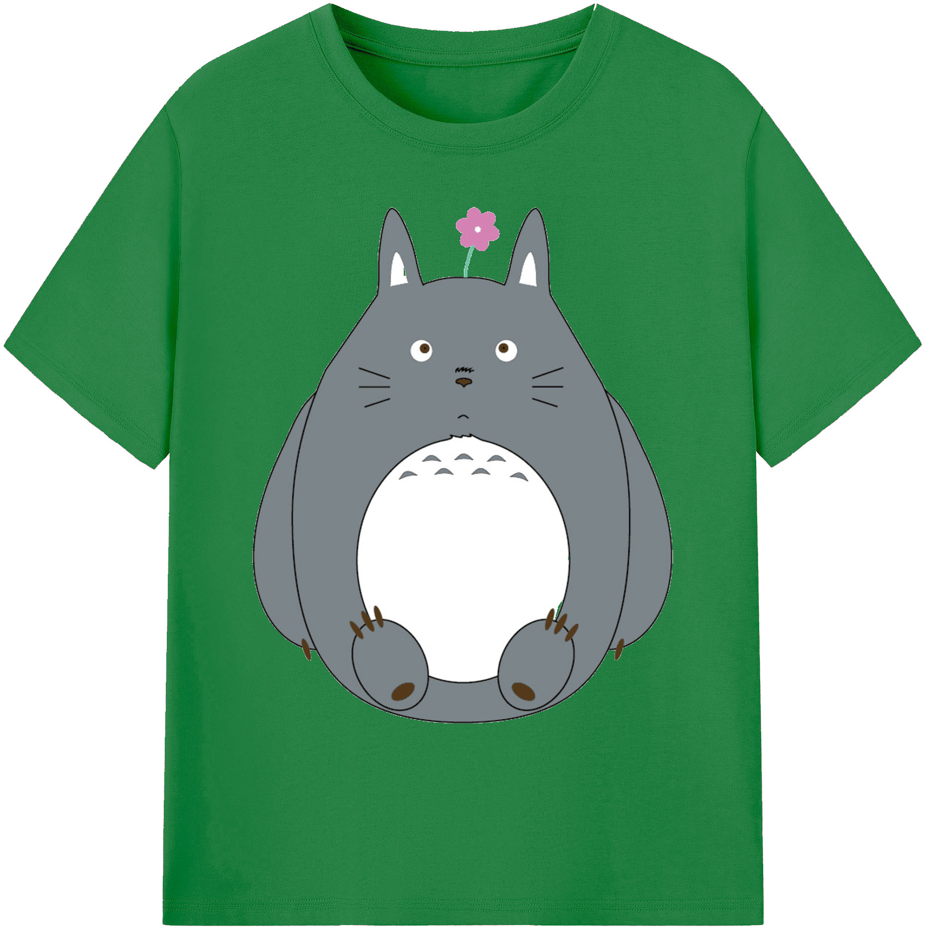 （画像用） となりのトトロ 草壁メイ 草壁サツキ My Neighbor Totoro Satsuki Kusakabe Mei Kusakabe 綿100％ メンズ半袖Tシャツ｜肌触りやわらか＆通気性