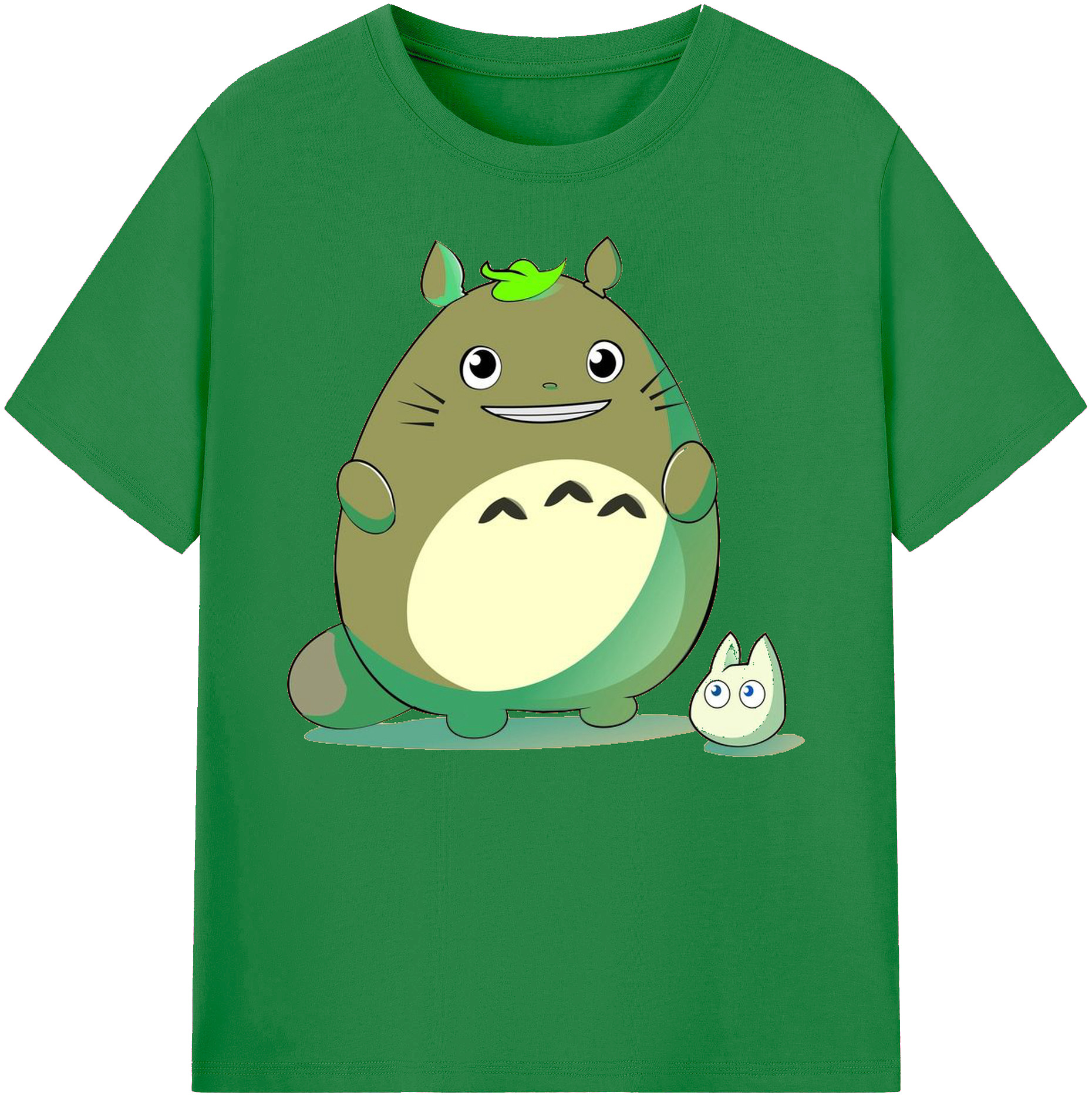 （画像用） となりのトトロ 草壁メイ 草壁サツキ My Neighbor Totoro Satsuki Kusakabe Mei Kusakabe 綿100％ メンズ半袖Tシャツ｜肌触りやわらか＆通気性