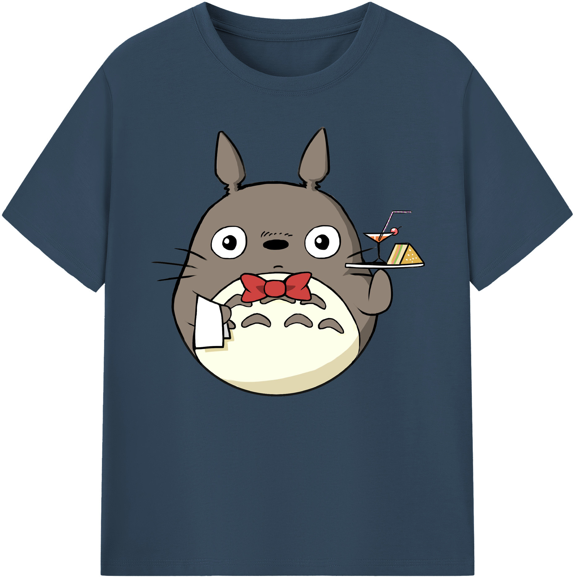 （画像用） となりのトトロ 草壁メイ 草壁サツキ My Neighbor Totoro Satsuki Kusakabe Mei Kusakabe 綿100％ メンズ半袖Tシャツ｜肌触りやわらか＆通気性